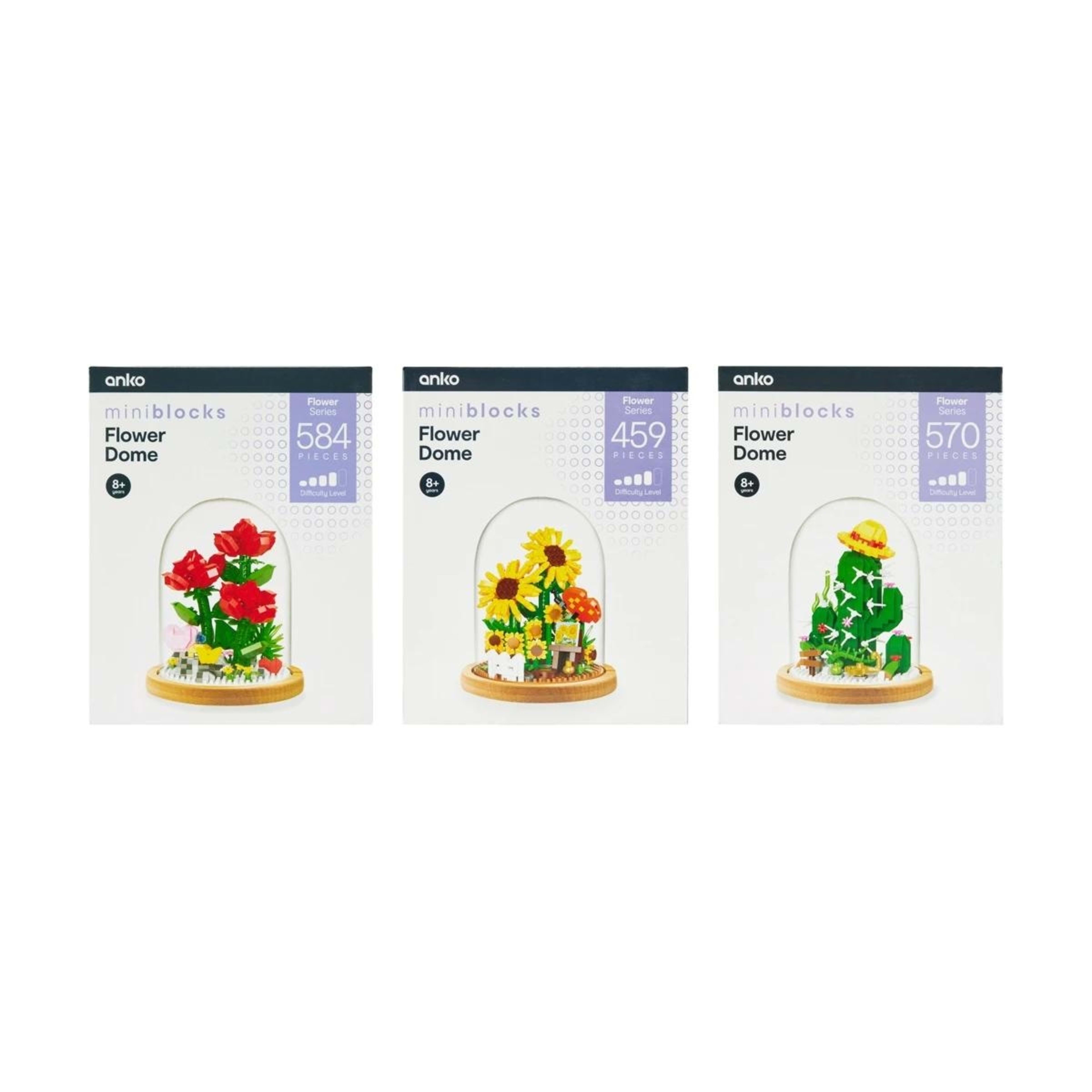 1 Mini Blocks Flower Series: Flower Dome - Assorted, 1 of 7