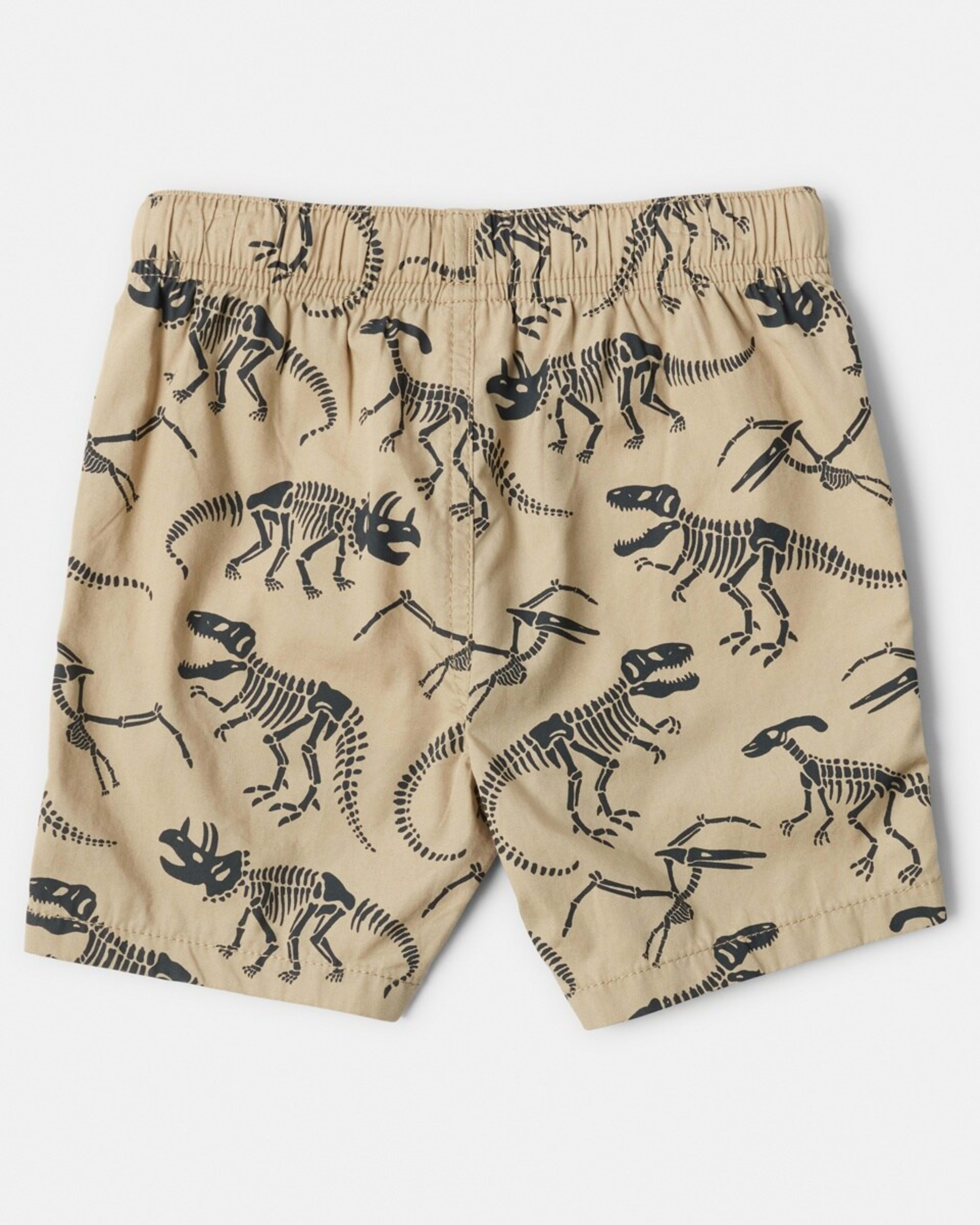9 Poplin Shorts Brn Dino, 9 of 9
