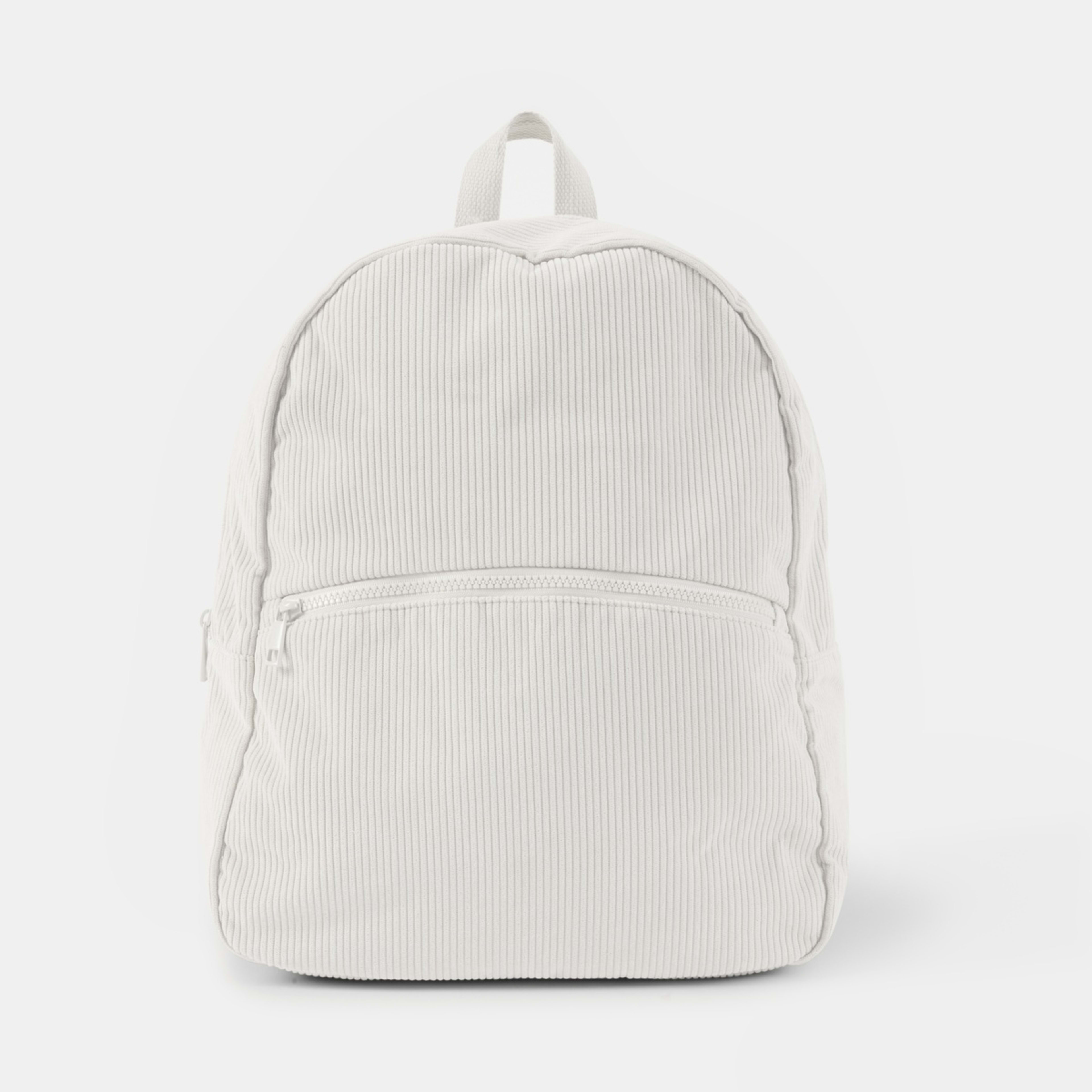 1 Corduroy Backpack Light Stone, 1 of 5