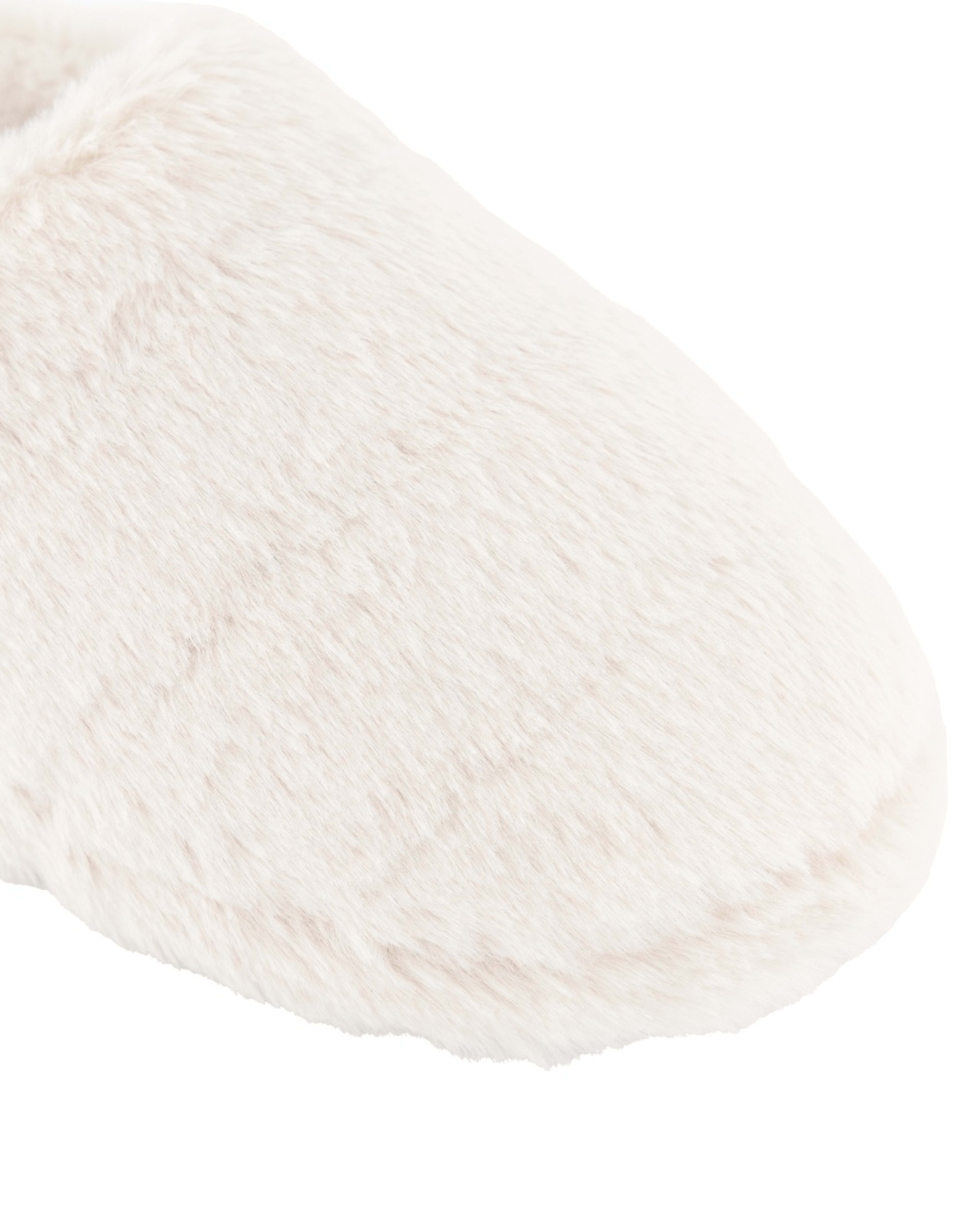 3 Quilted Scuffs Snw White, 3 of 3
