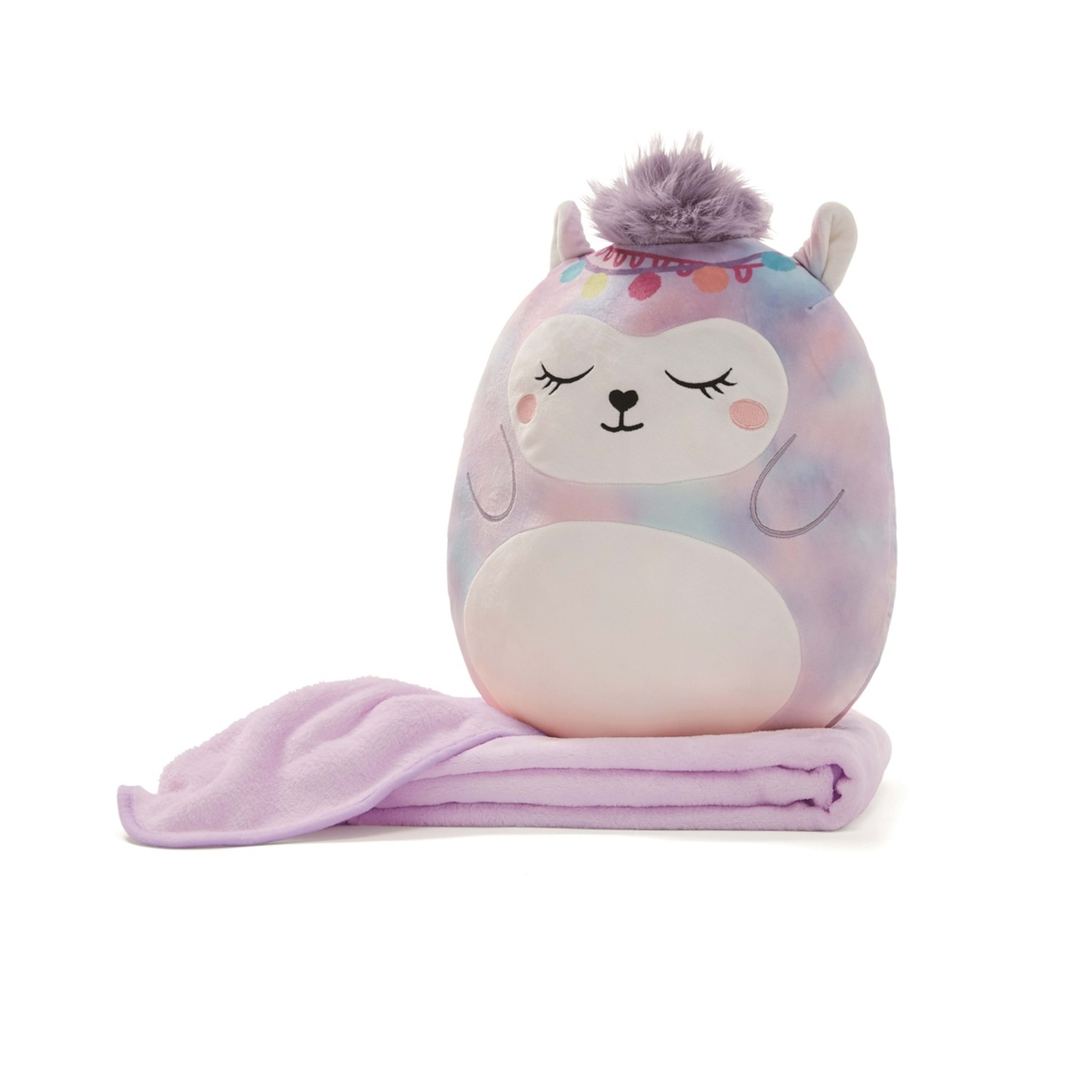 2in1 Llama Travel Blanket and Pillow Kmart