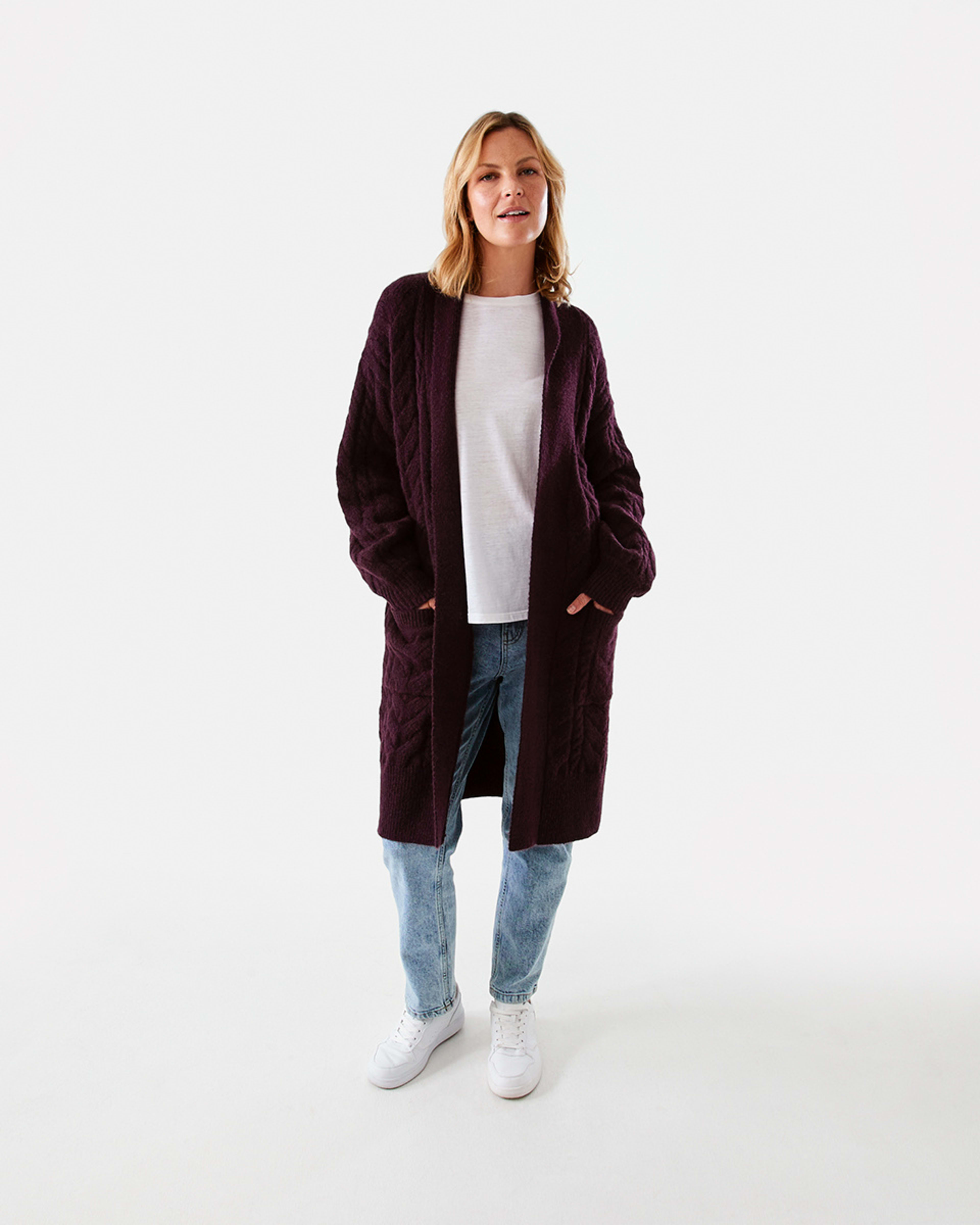 Cable Coatigan Kmart