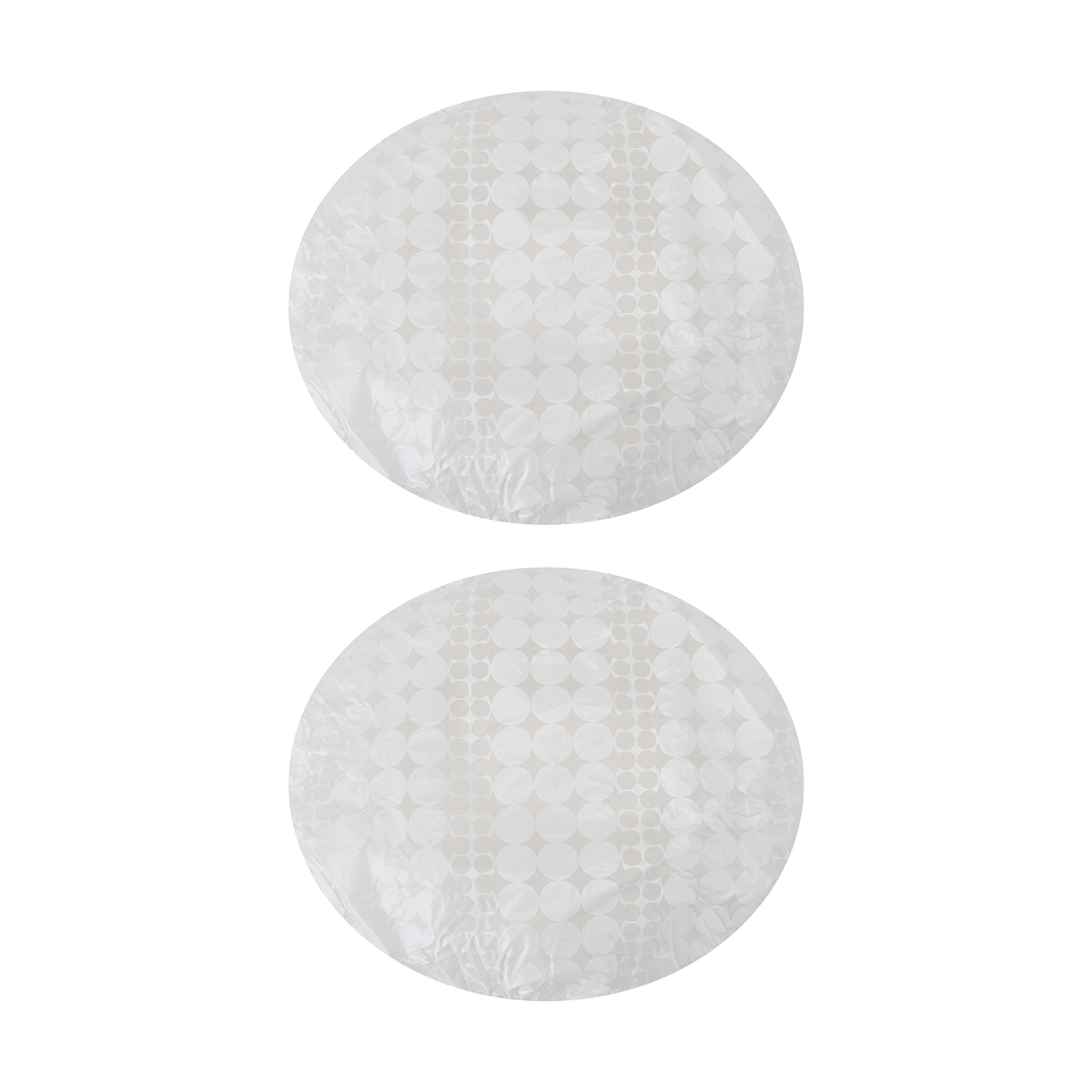 1 2 Pack White Shower Caps, 1 of 5