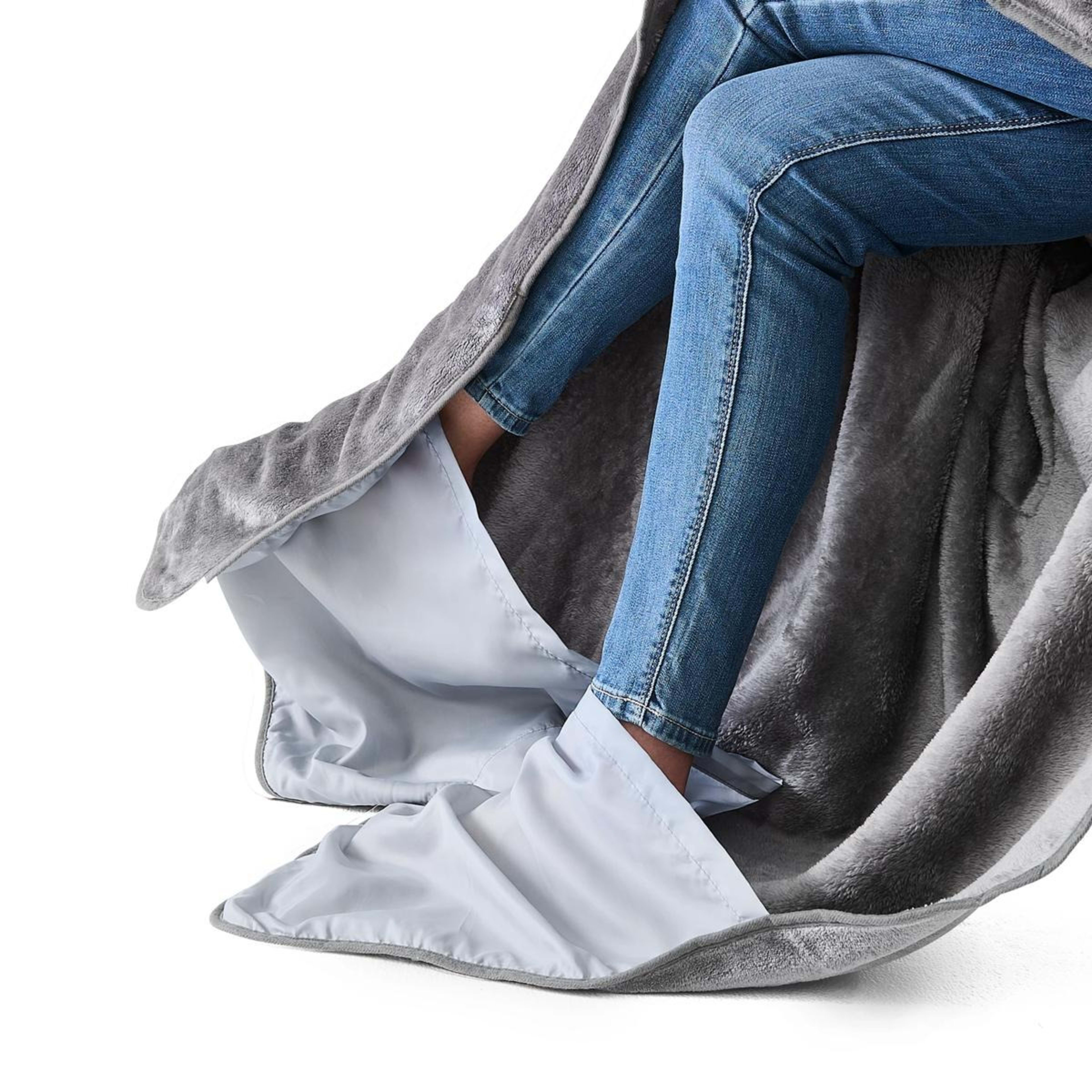 3 Packable Travel Blanket with Pockets, 3 of 10