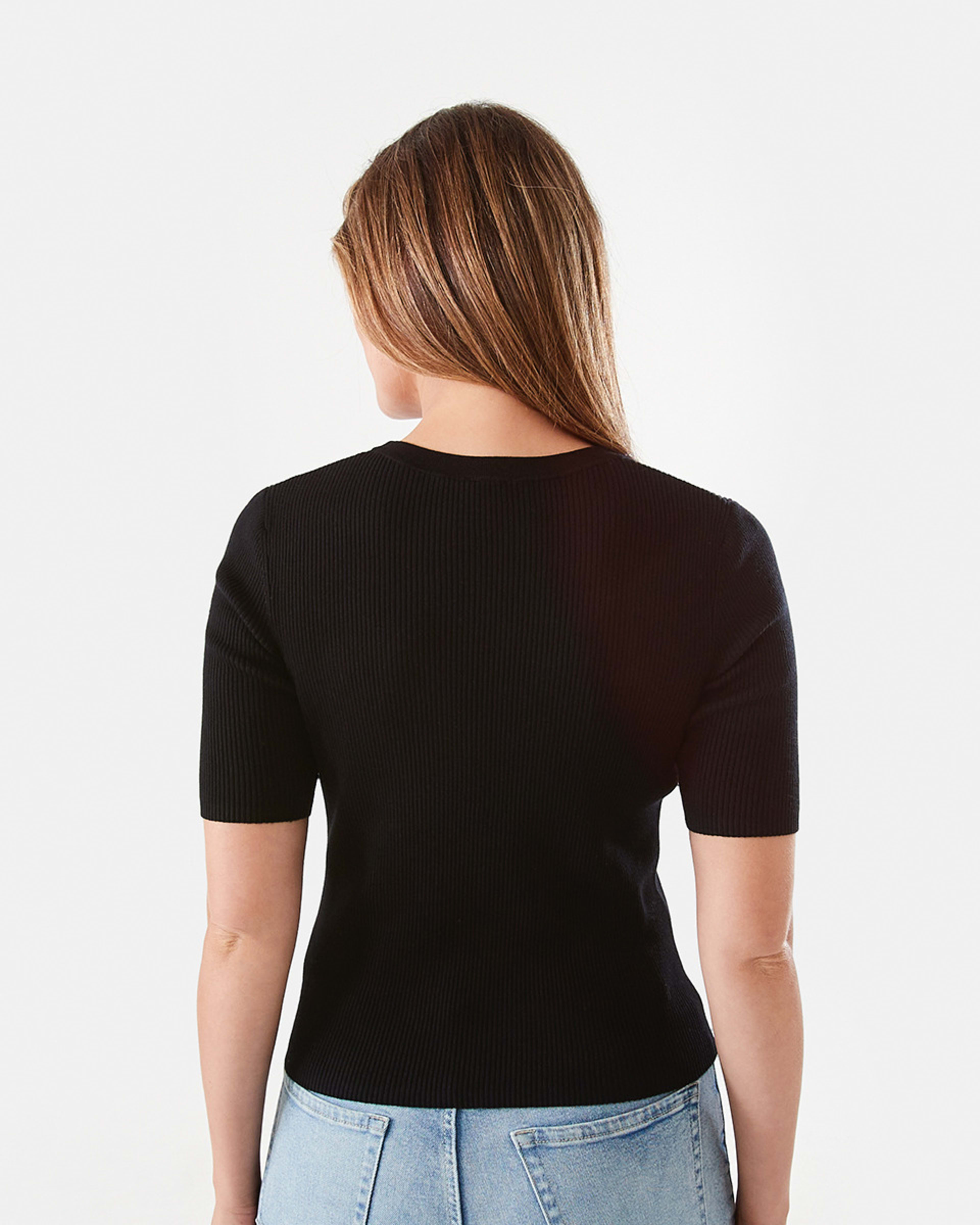 Short Sleeve True Knit Henley Top Kmart NZ