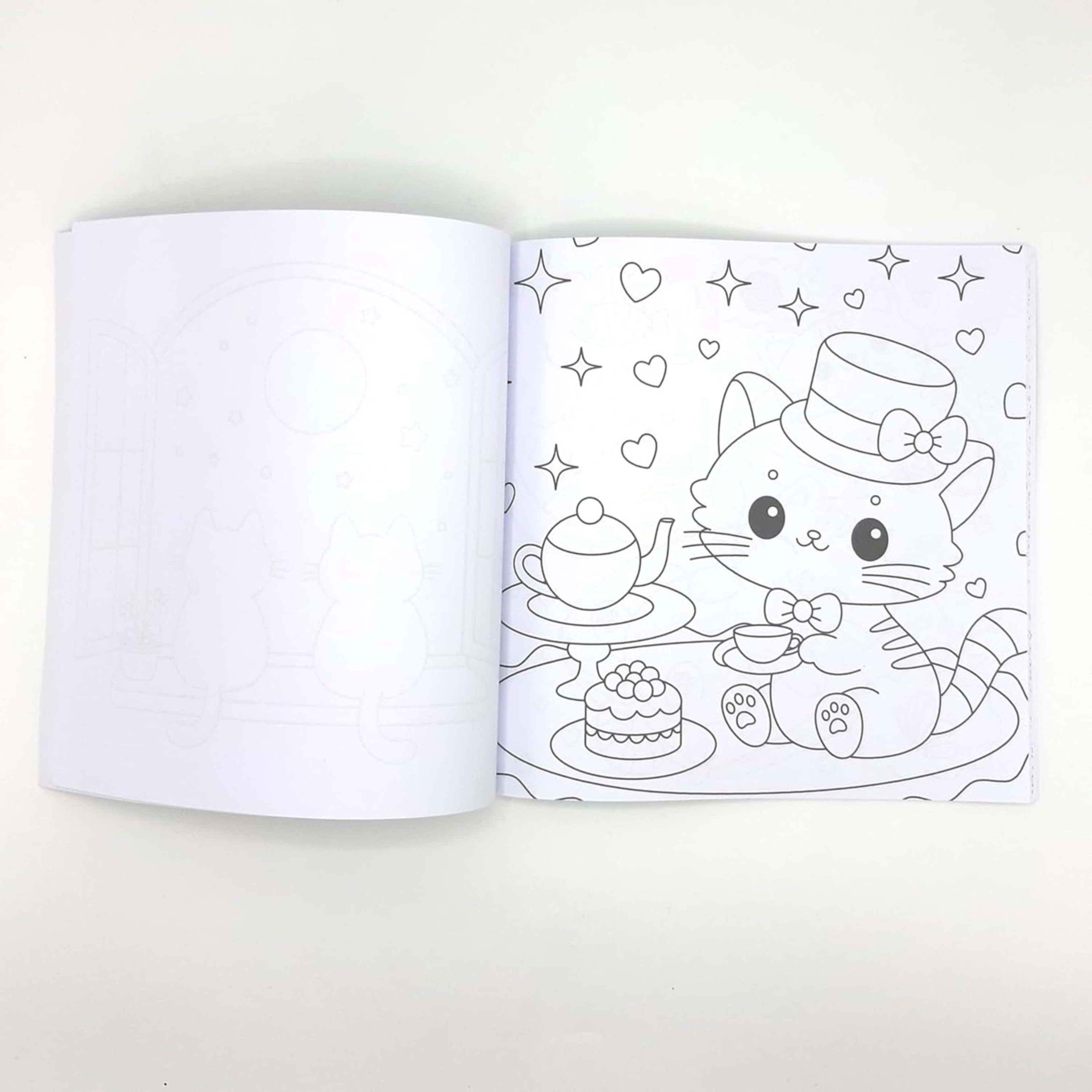 2 The Super-Cute Cosy Cat Colouring Book by Fifi Snugglepuff, 2 of 2