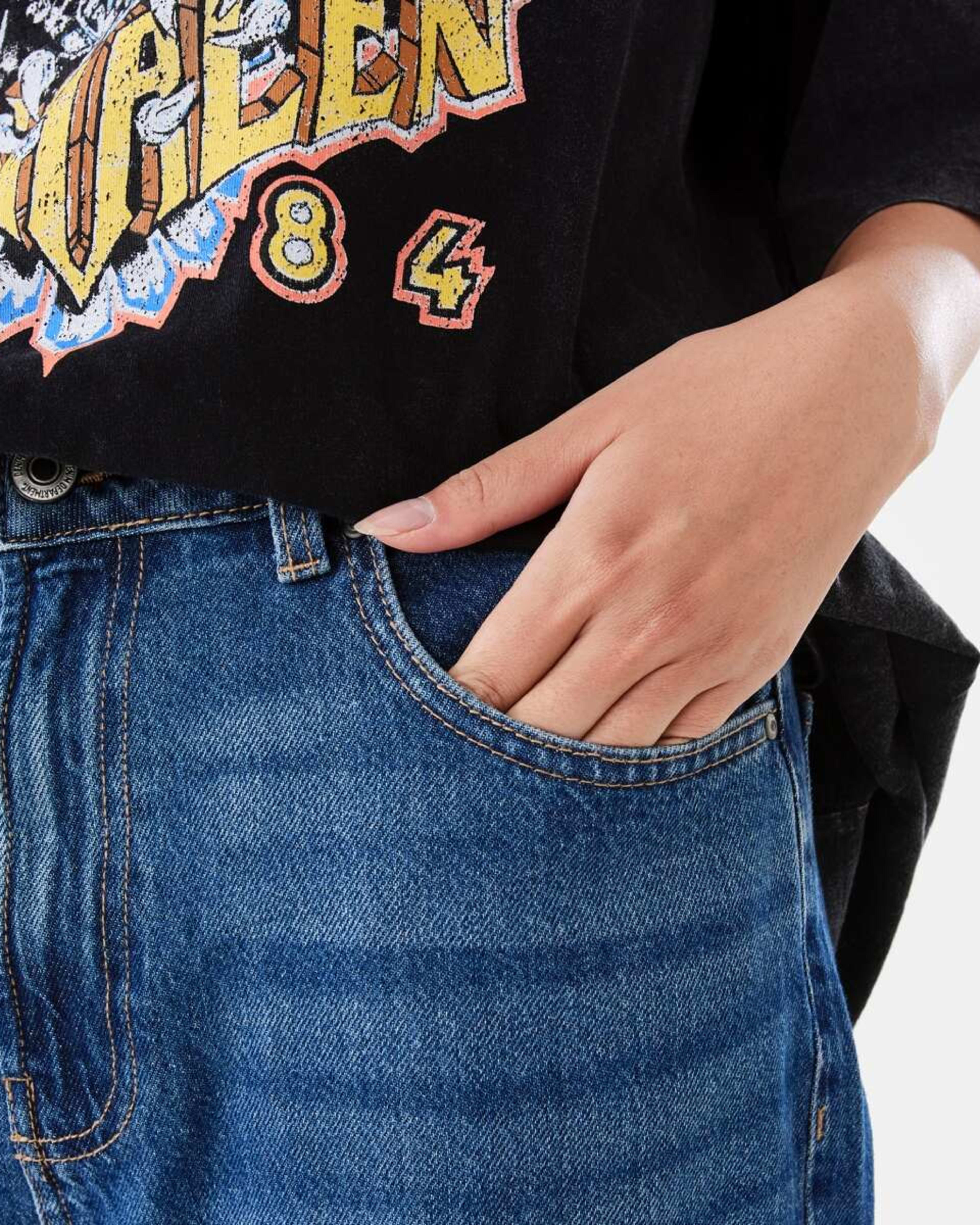 5 Straight Leg Jeans DARK WASH, 5 of 9