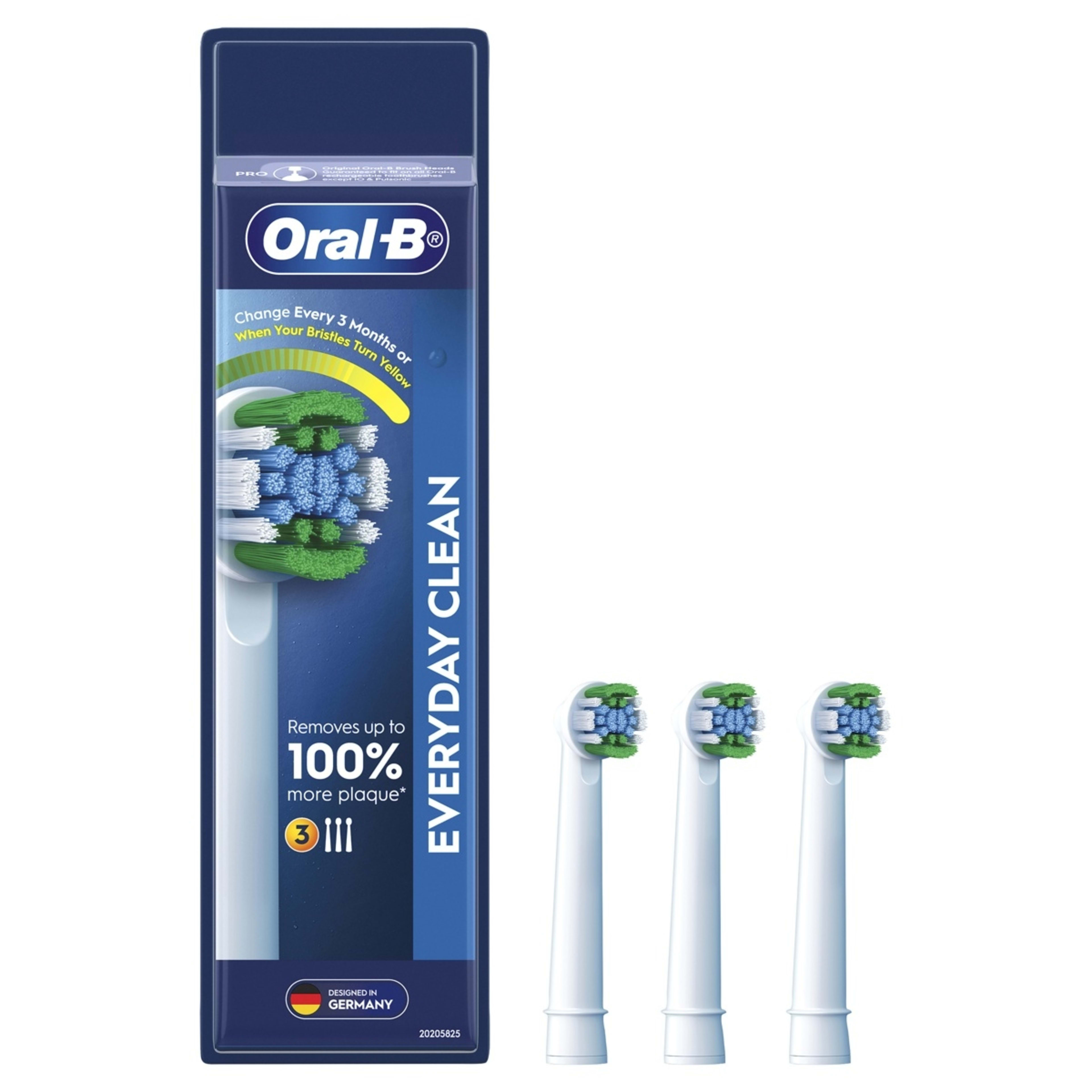 3 Oral-B 3 Pack Precision Clean Brush Heads, 3 of 10