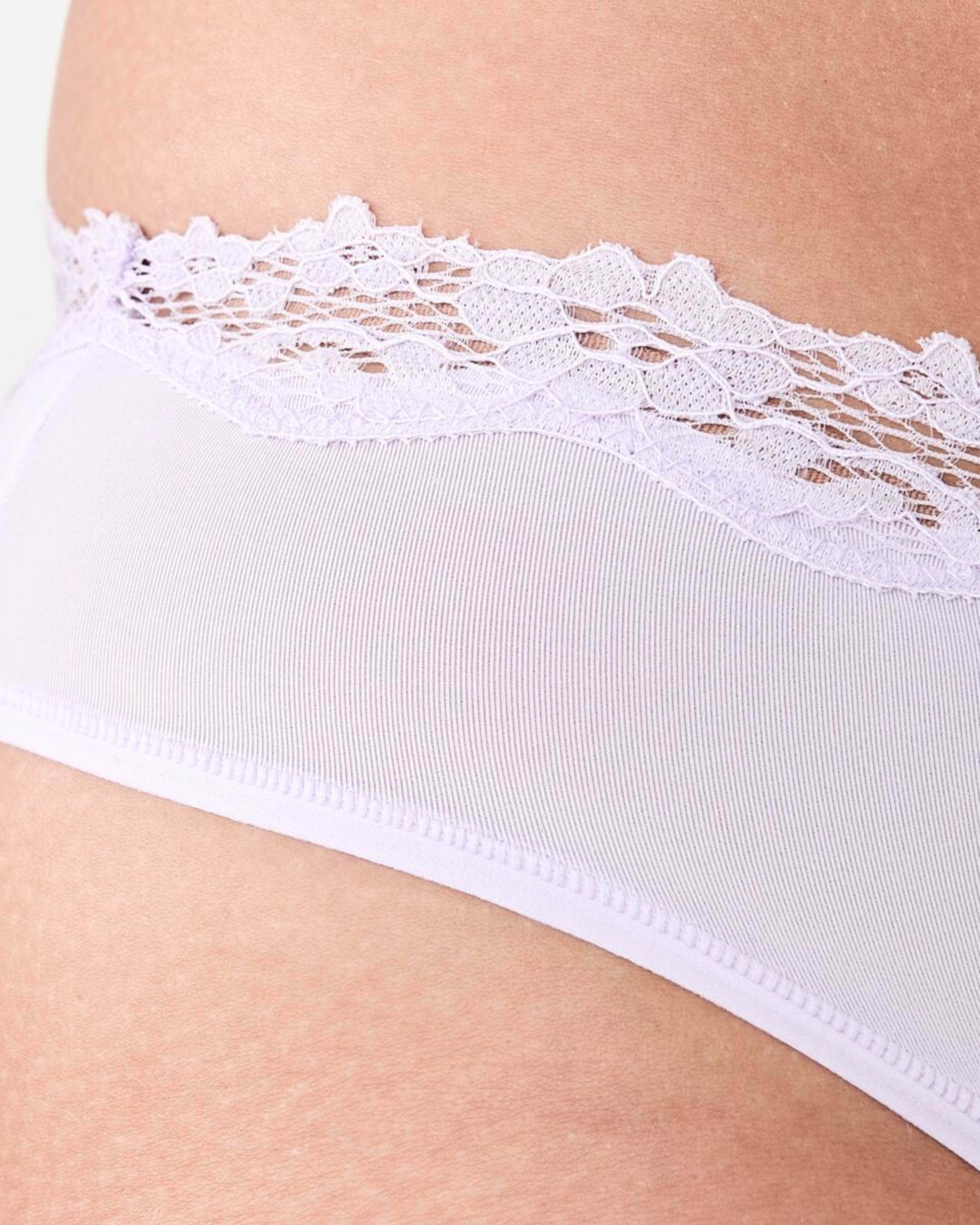 9 3 Pack Super Soft Lace Bikini Briefs LAVENDER FLORAL, MIDNIGHT, LILY LAVENDER, 9 of 9