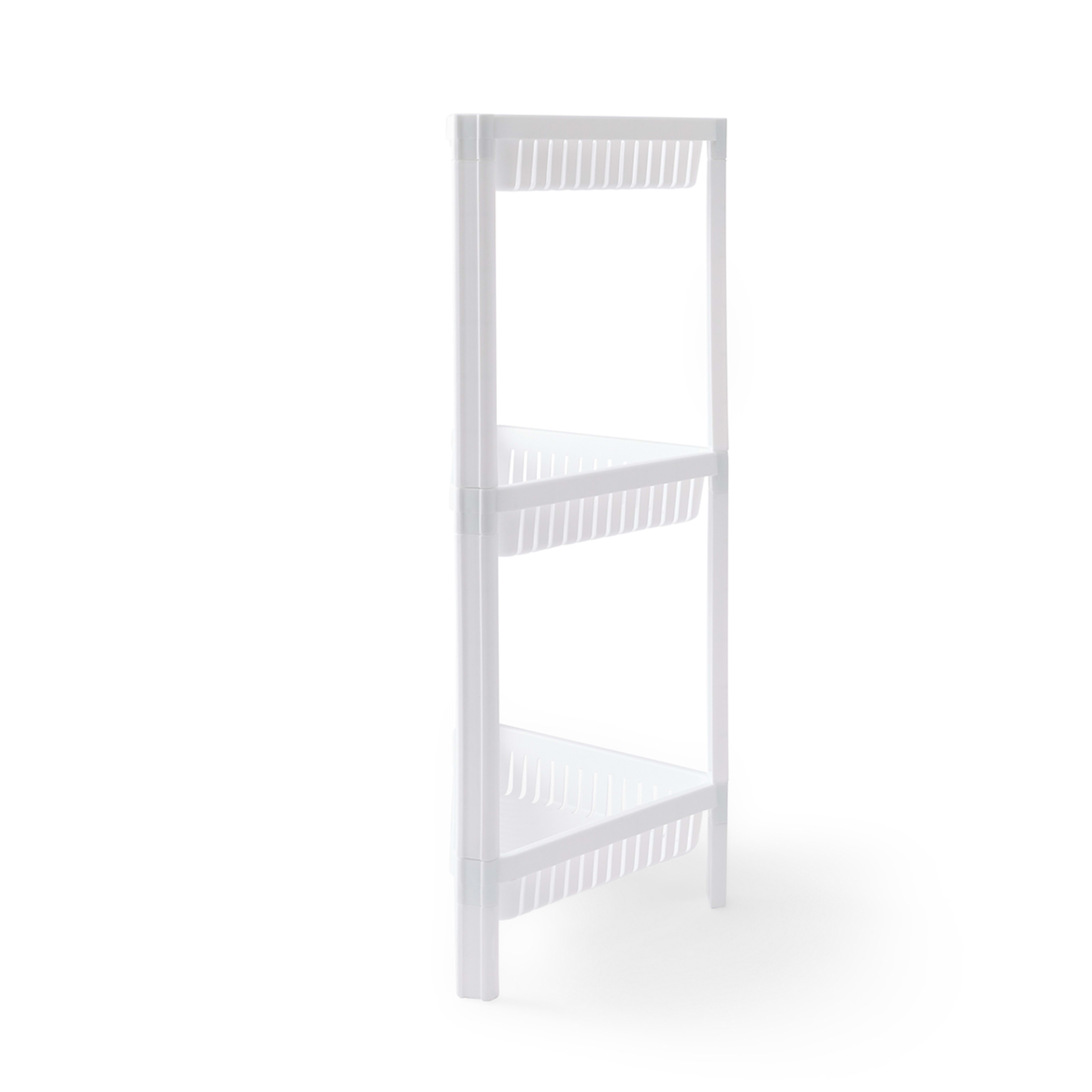 3 Tier Plastic Corner Shelf Kmart