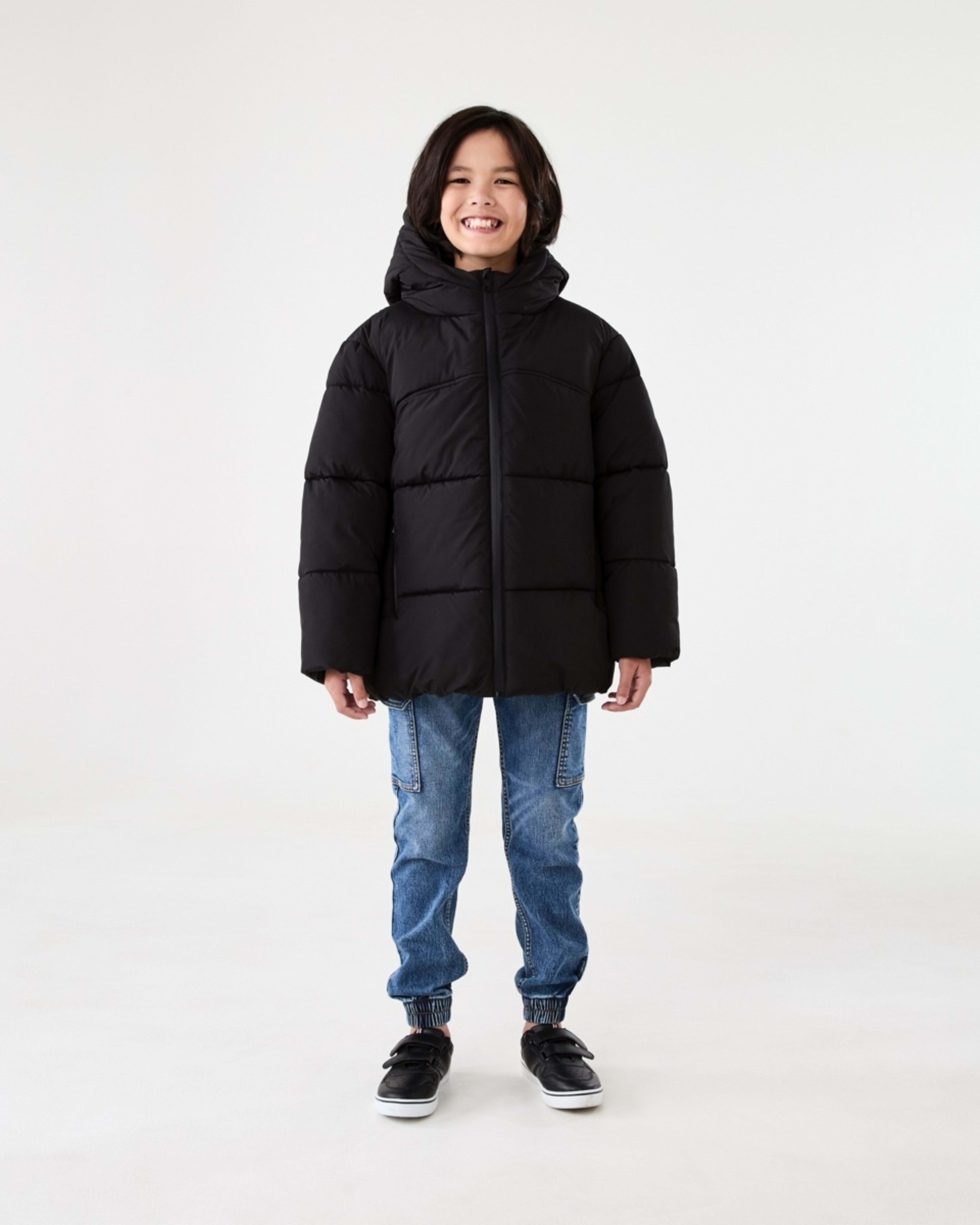 7 Premium Puffer Jacket Black, 7 of 10