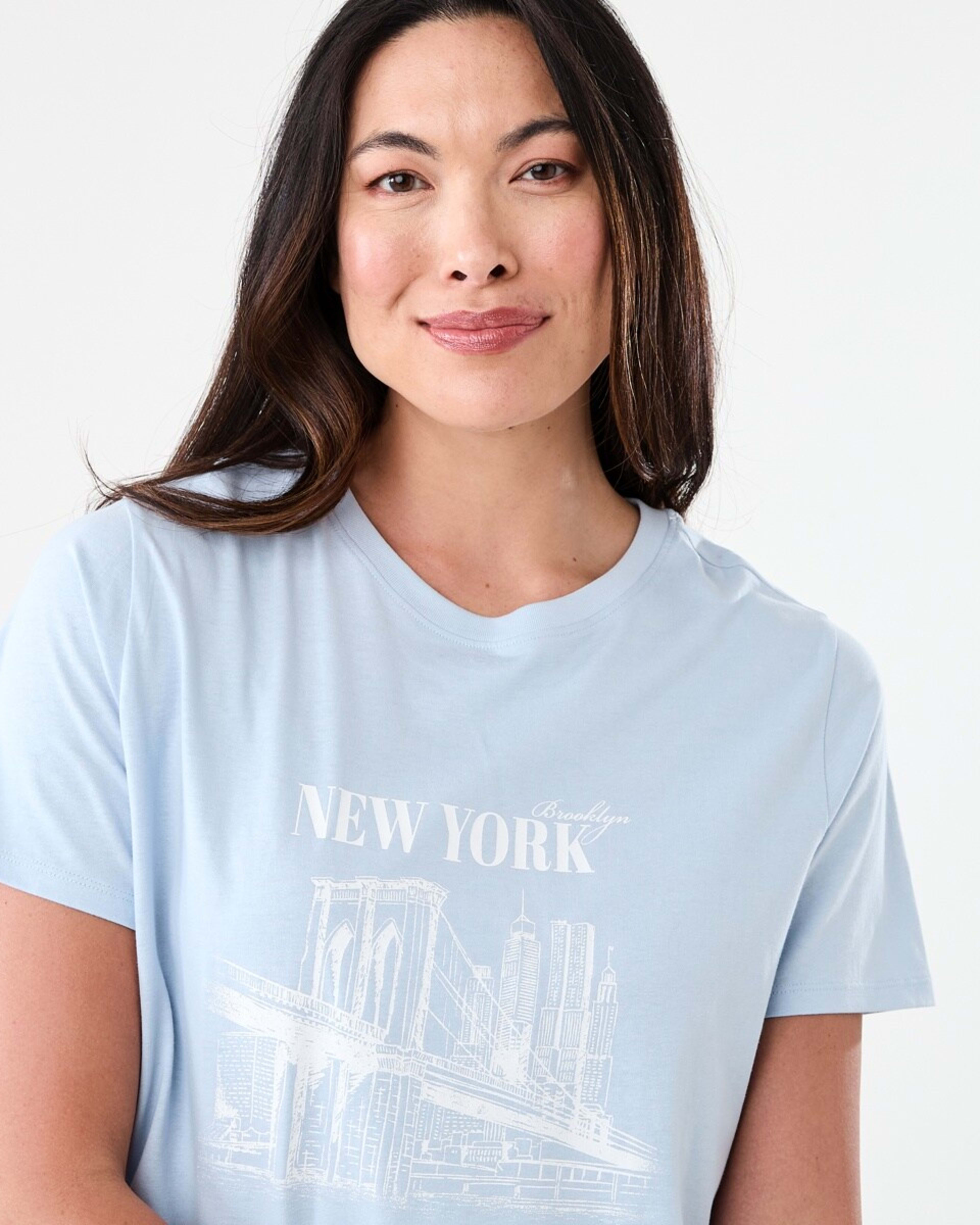 4 Short Sleeve Printed T-shirt NY CITY SKYWAY, 4 of 5