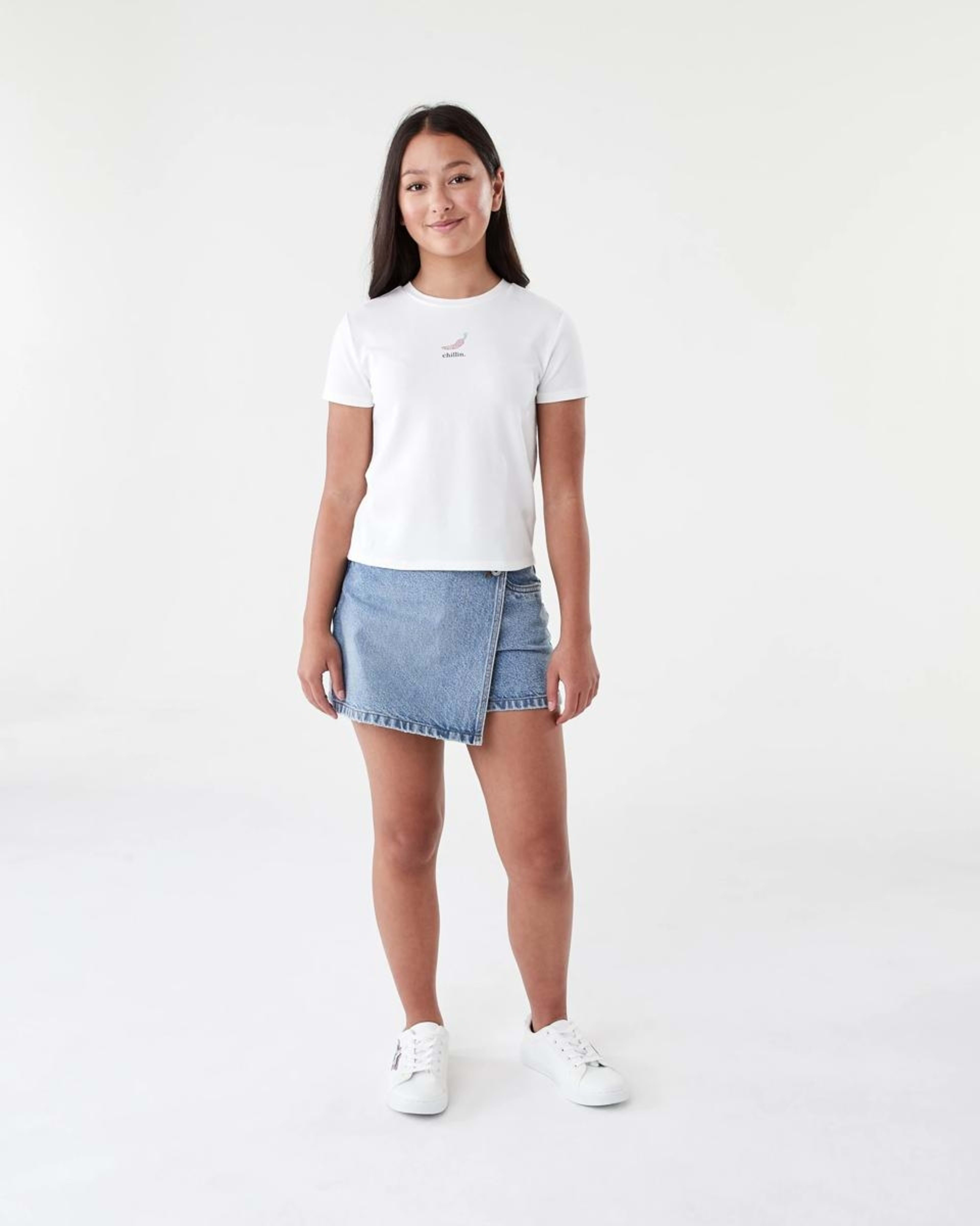 6 Short Sleeve Embellished Baby T-shirt Wht Chilli, 6 of 7