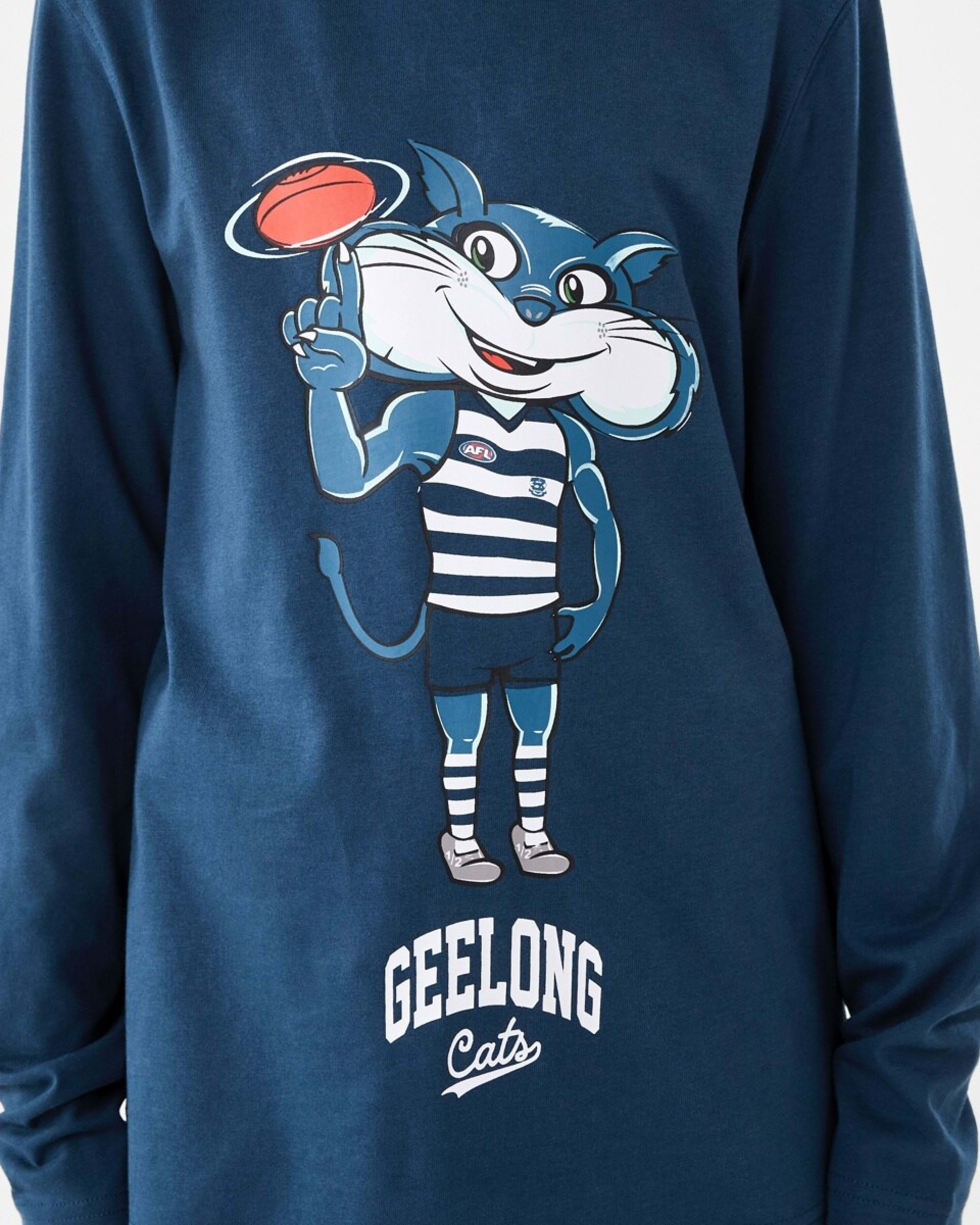 4 Official AFL Kids Pyjama Set Geelong, 4 of 9