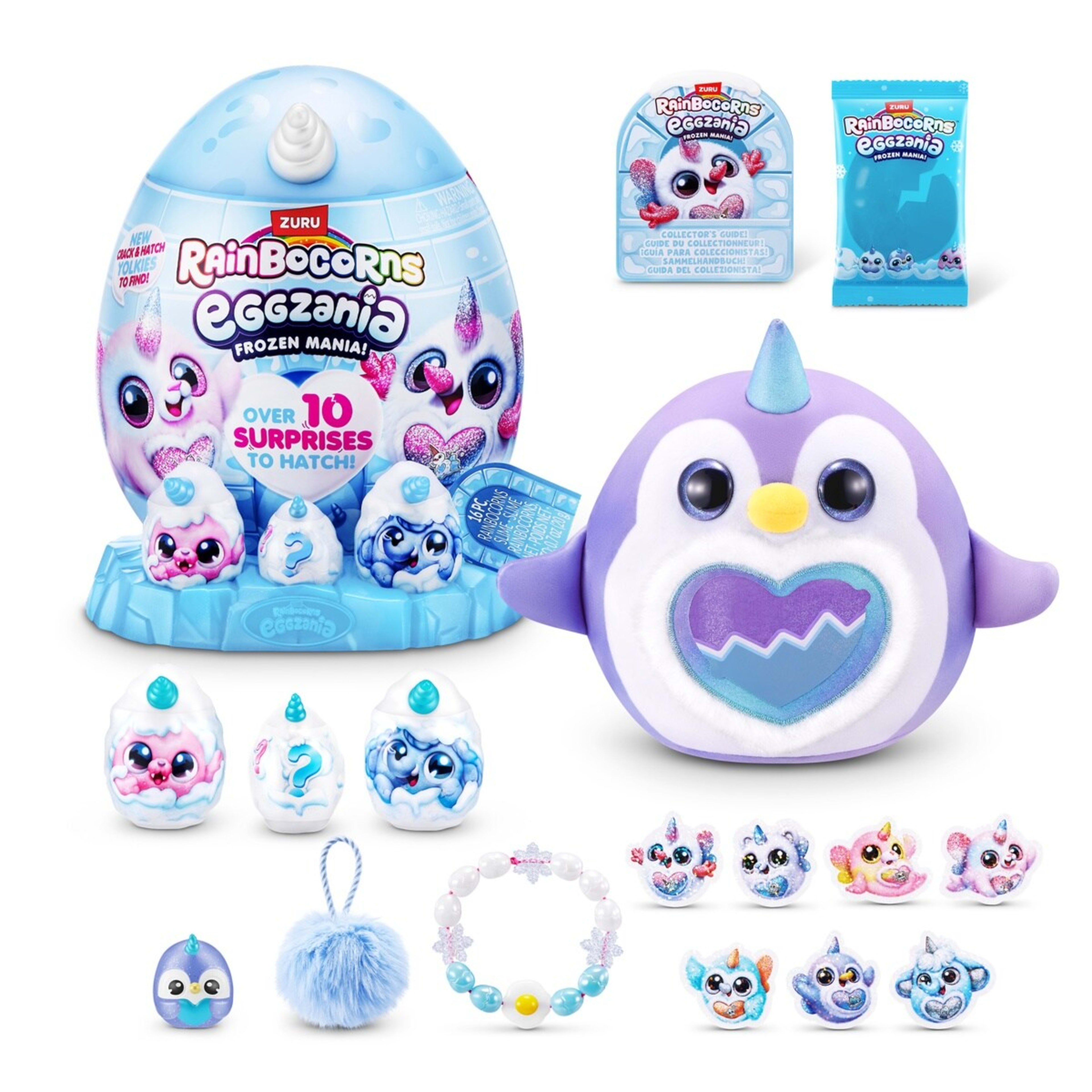 3 Zuru Rainbocorns Eggzania Frozen Mania Playset - Assorted, 3 of 8