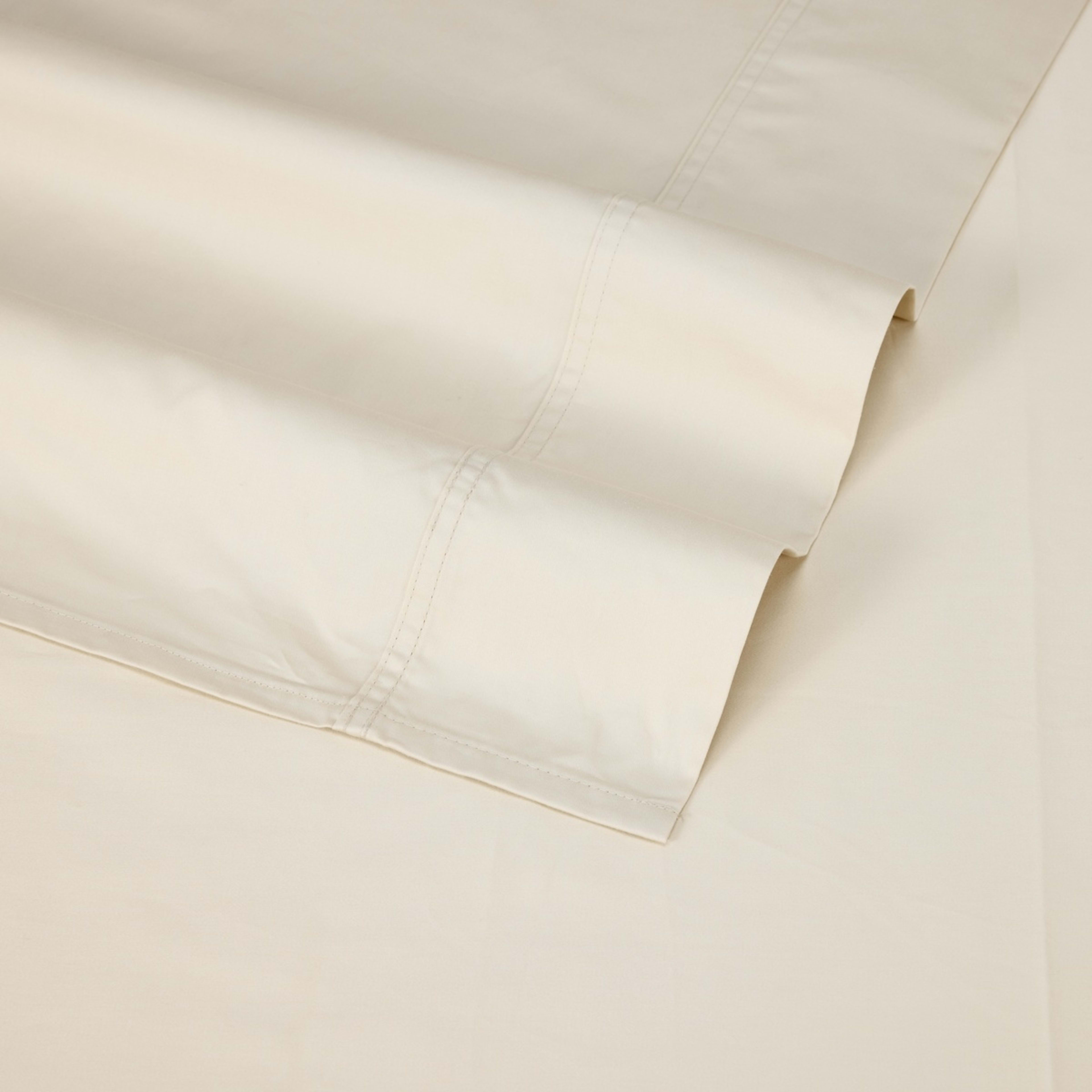 4 500 Thread Count Australian Grown Cotton Sheet Set - King Bed, Sand, 4 of 7