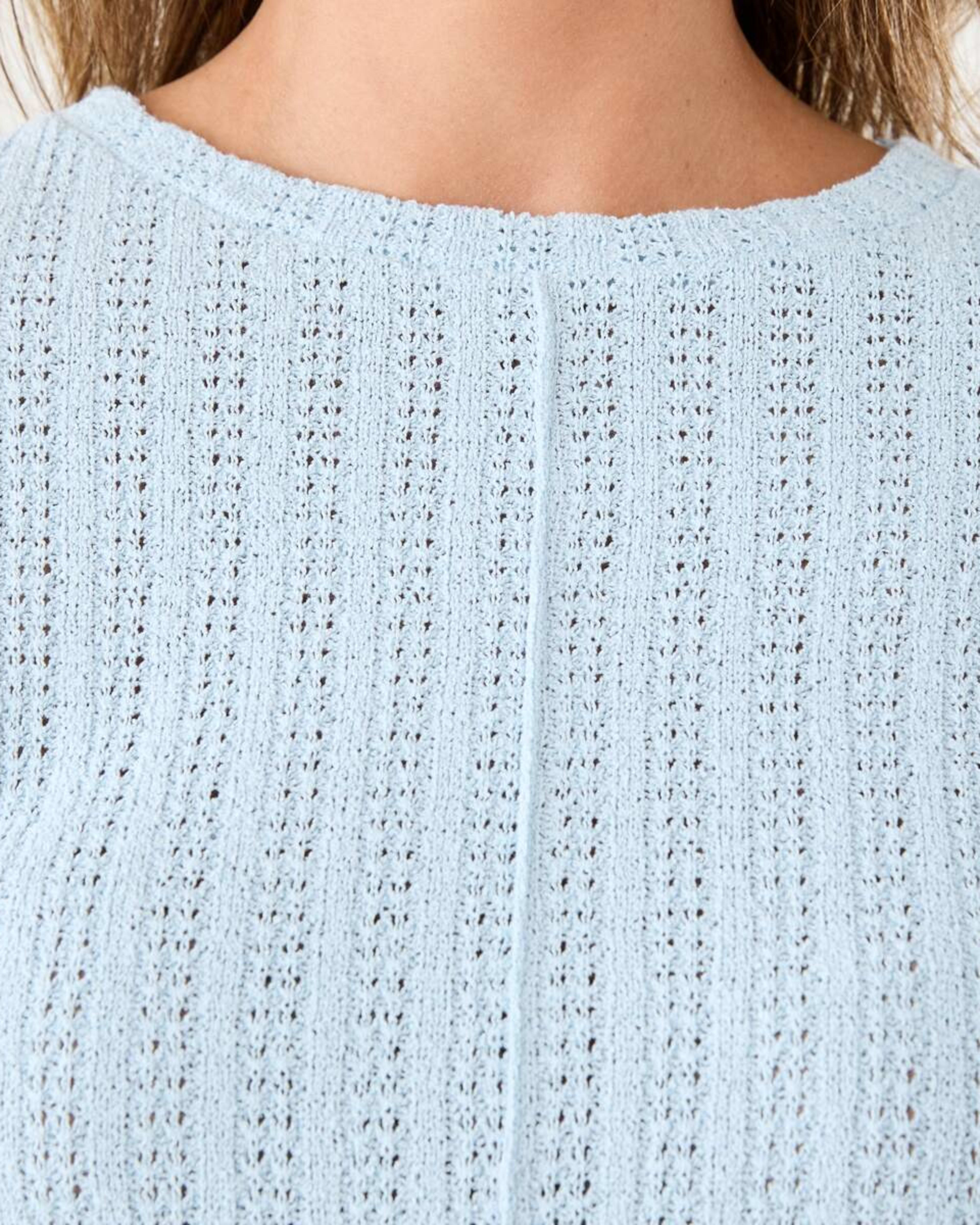 6 Long Sleeve Textured Top Blu Skyway, 6 of 6