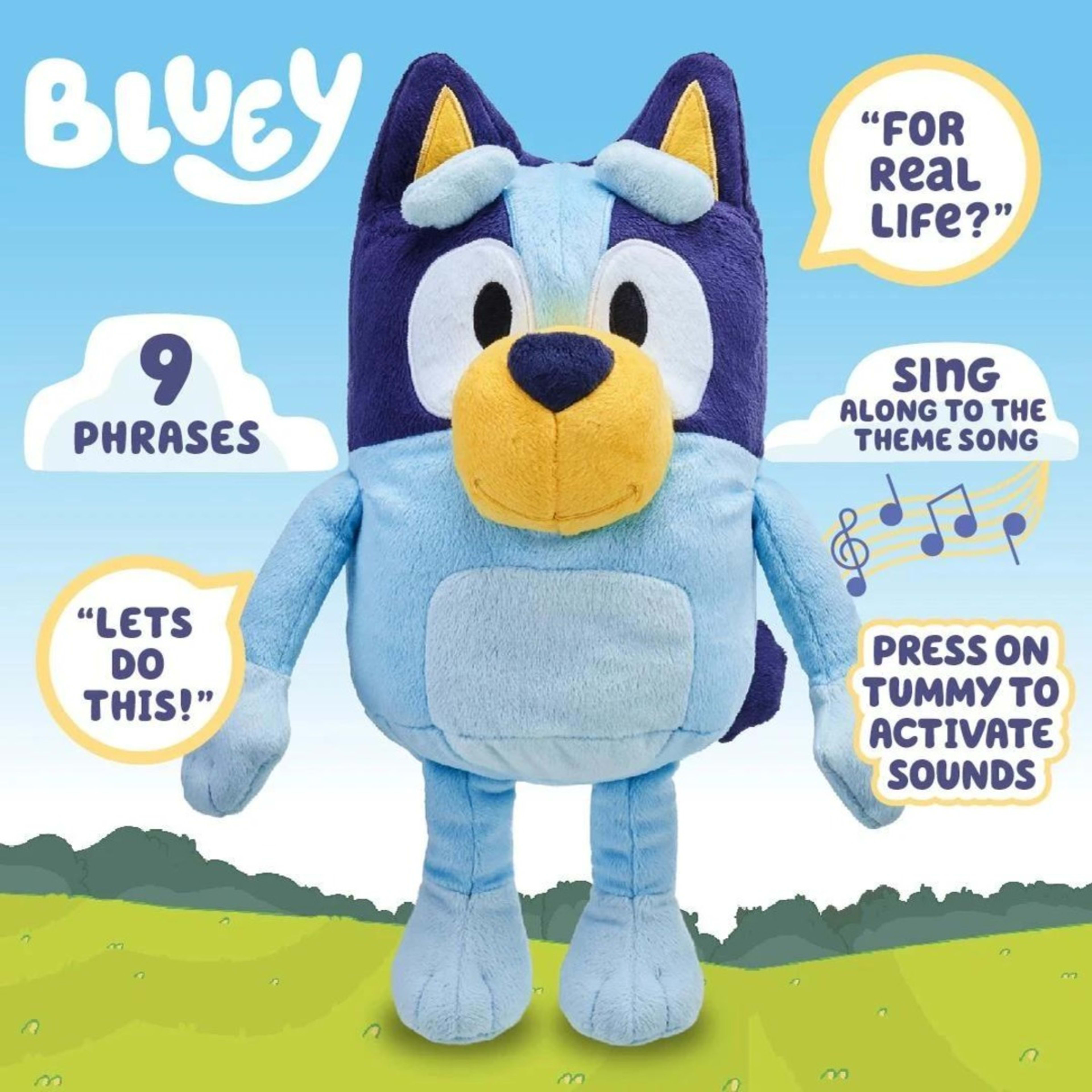 8 Bluey's Talking Bluey Plush Toy, 8 of 9