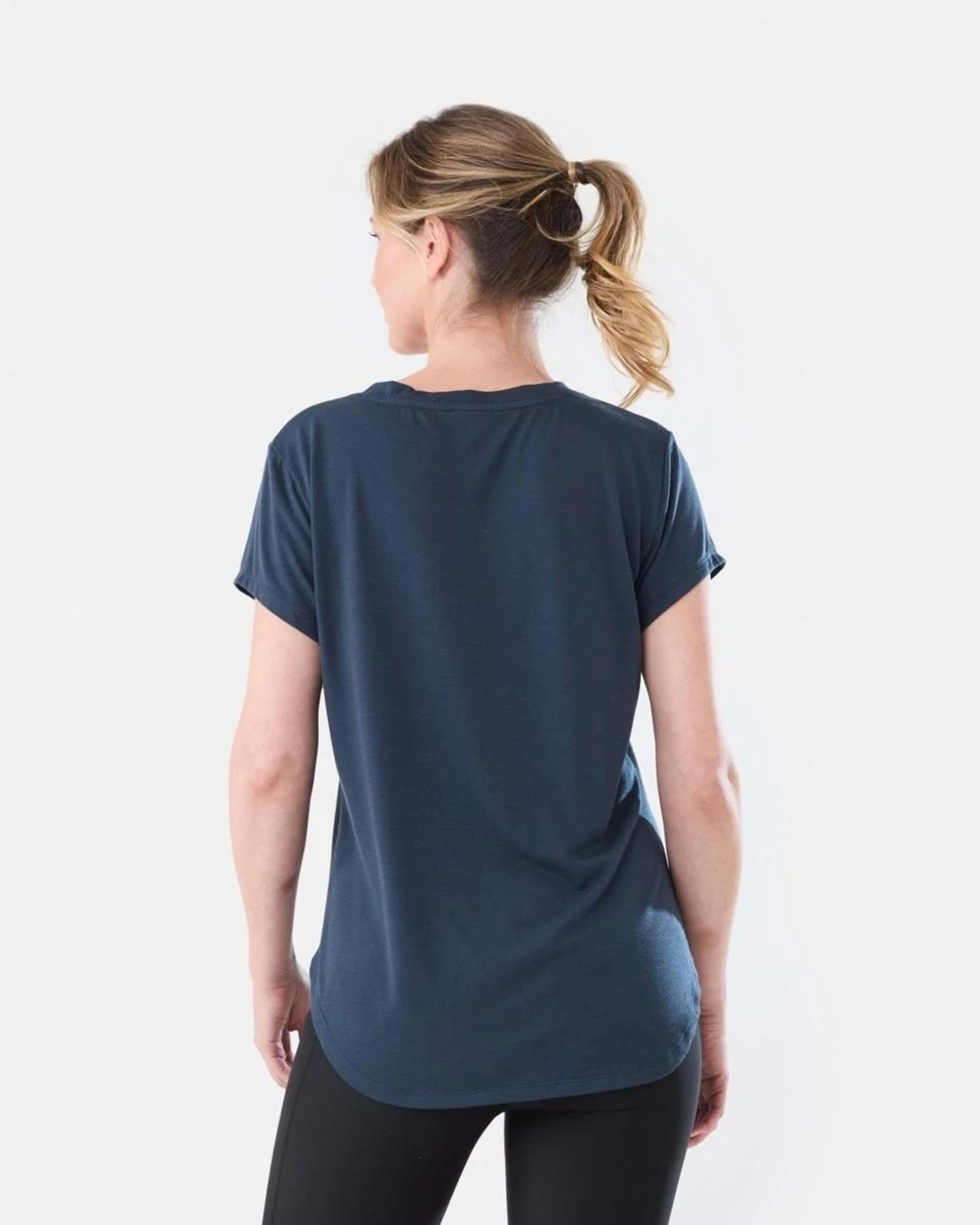 3 Everlast Womens Scoop Neck T-shirt EVERLAST MOOD INDIGO, 3 of 7