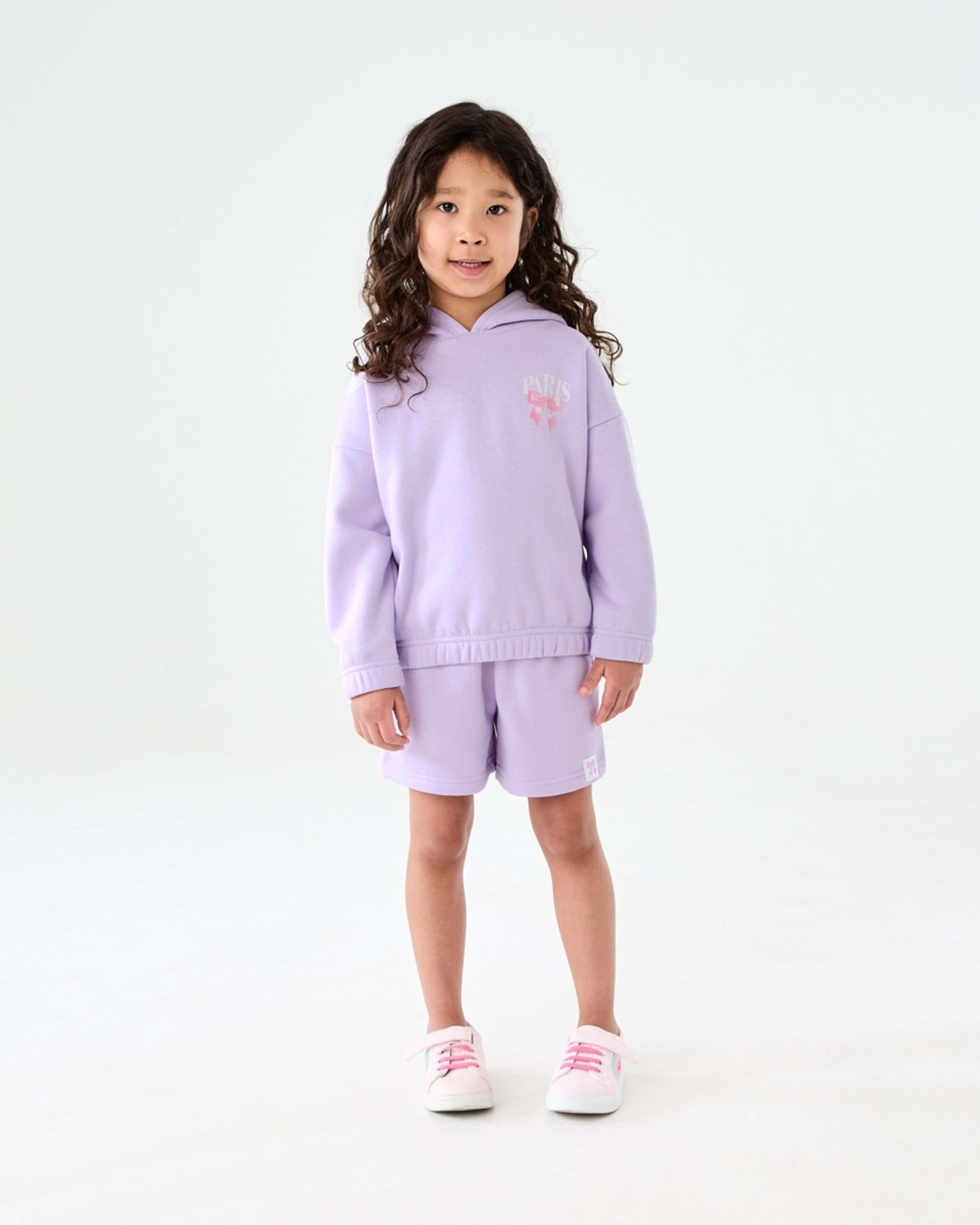 6 Fleece Shorts PASTEL LILAC, 6 of 7