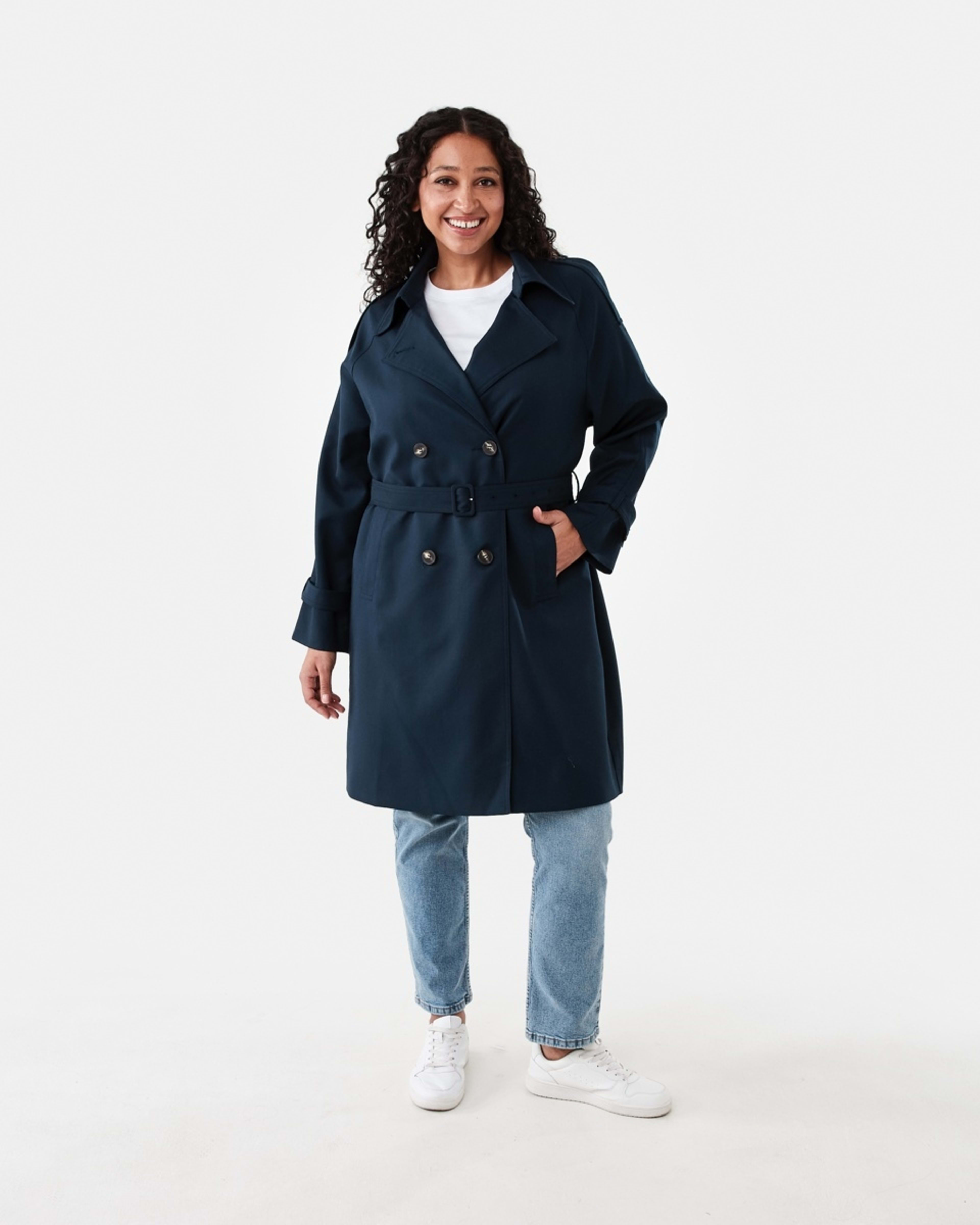 10 Lightweight Trench Coat Navy Blaze, 10 of 10