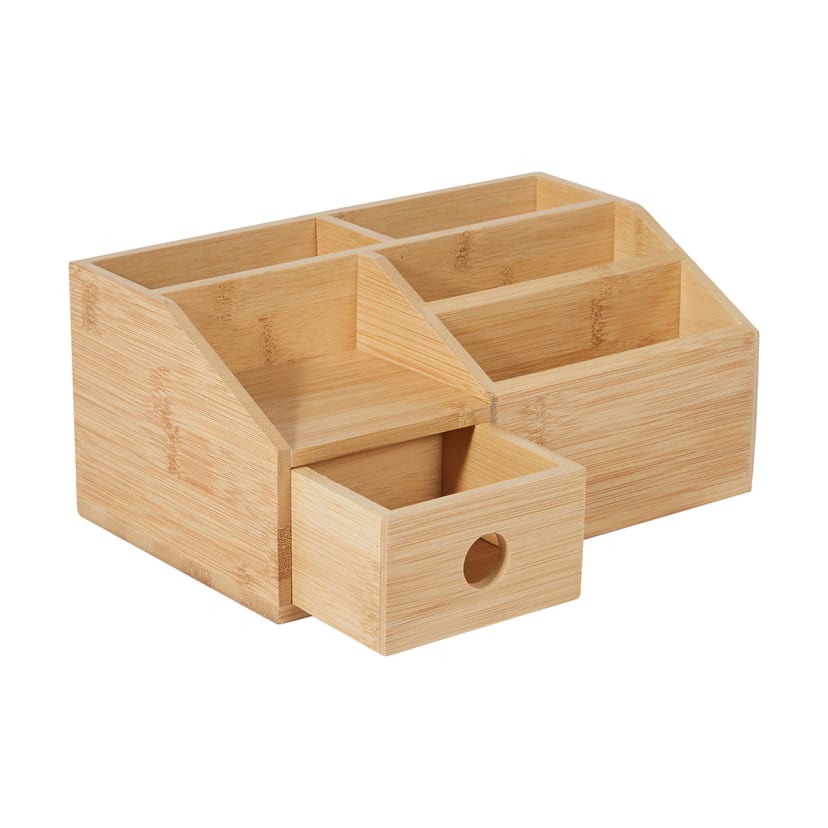 Bamboo Desk Organiser - Kmart