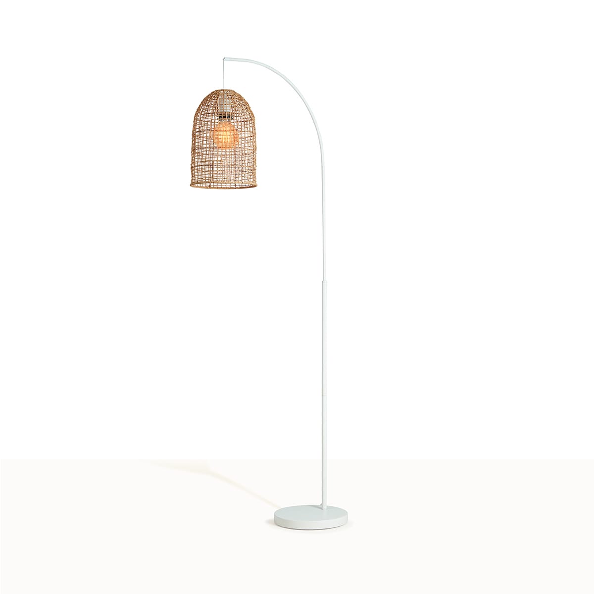 rattan wooden floor lamp kmart