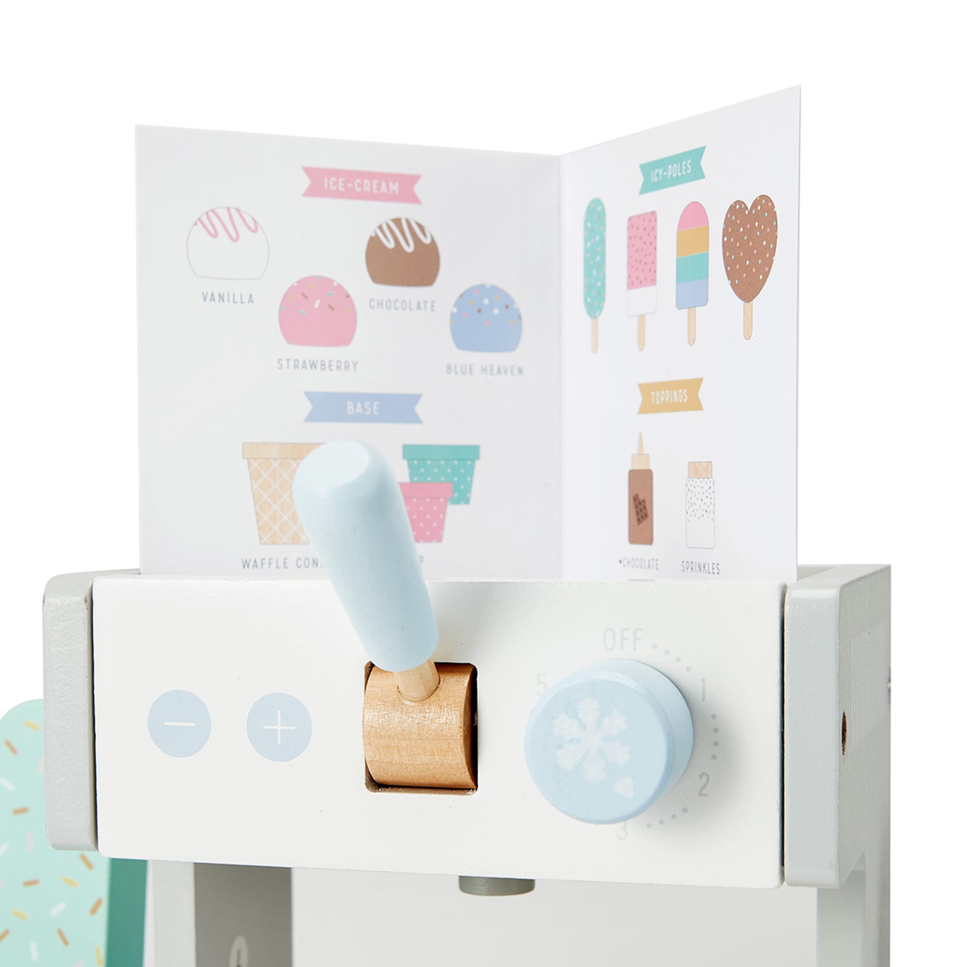 18 Piece Wooden IceCream Shop Kmart