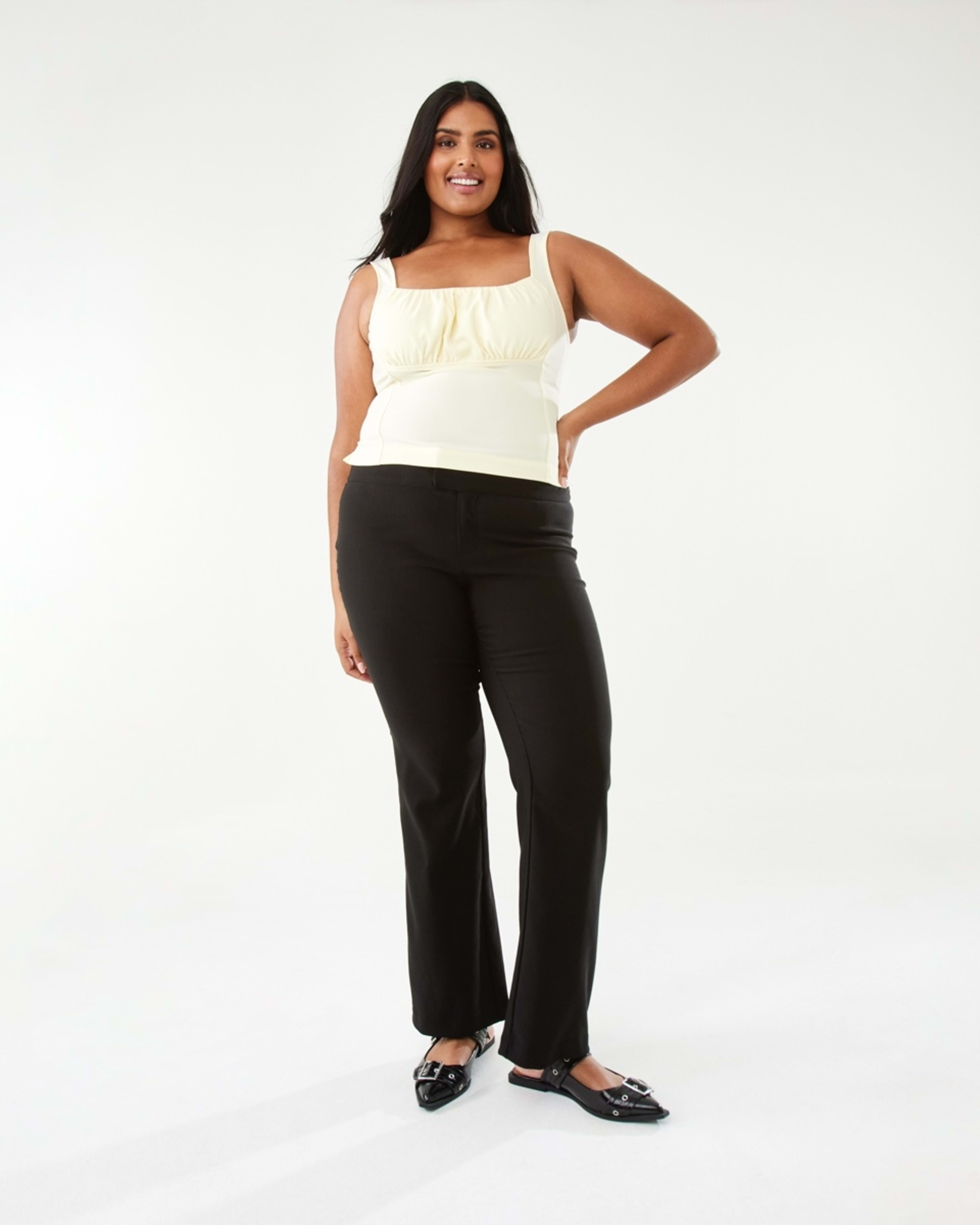 4 Sleeveless Tailored Top Glow Yellw, 4 of 10
