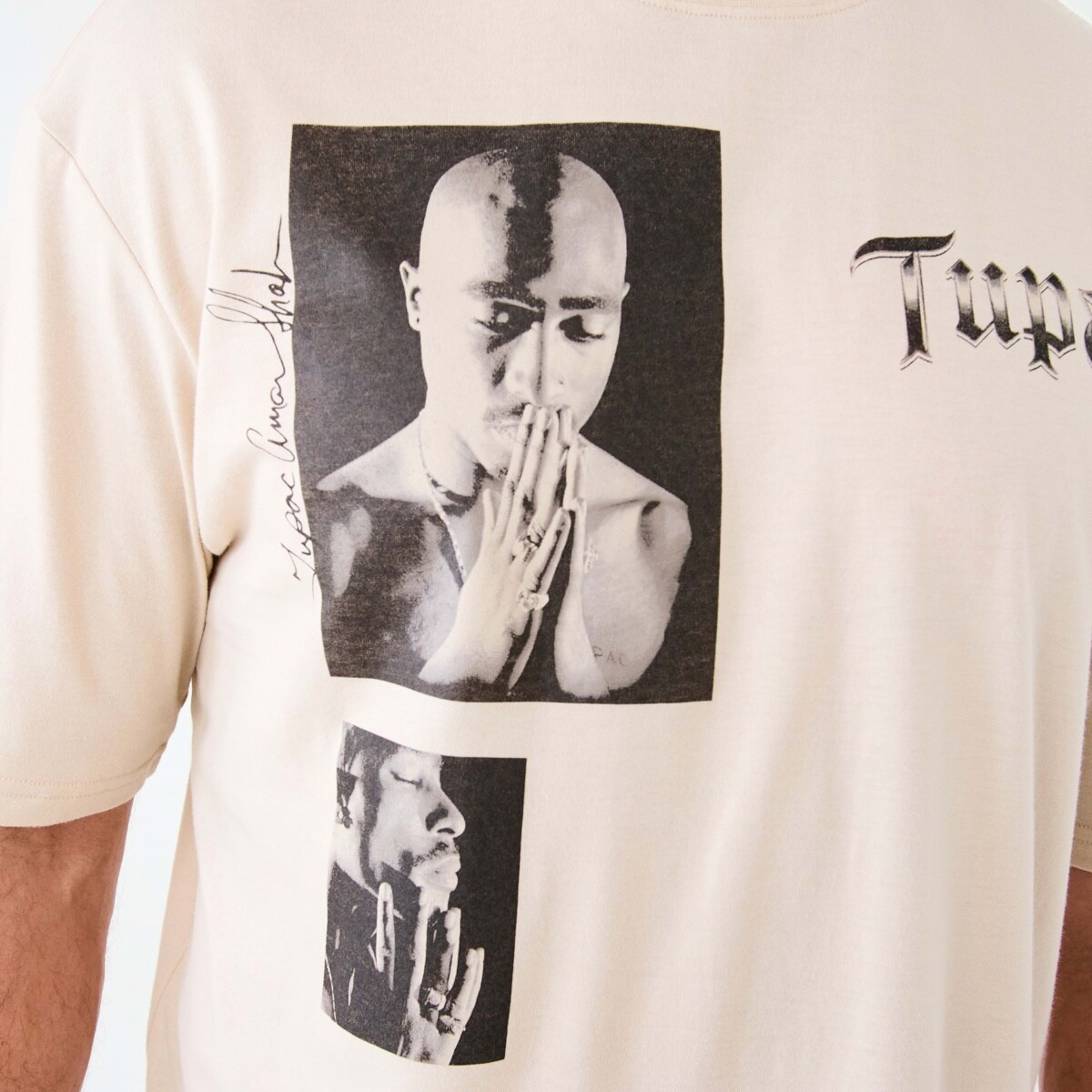 5 Tupac Oversized License T-shirt Bge Ntrl, 5 of 7