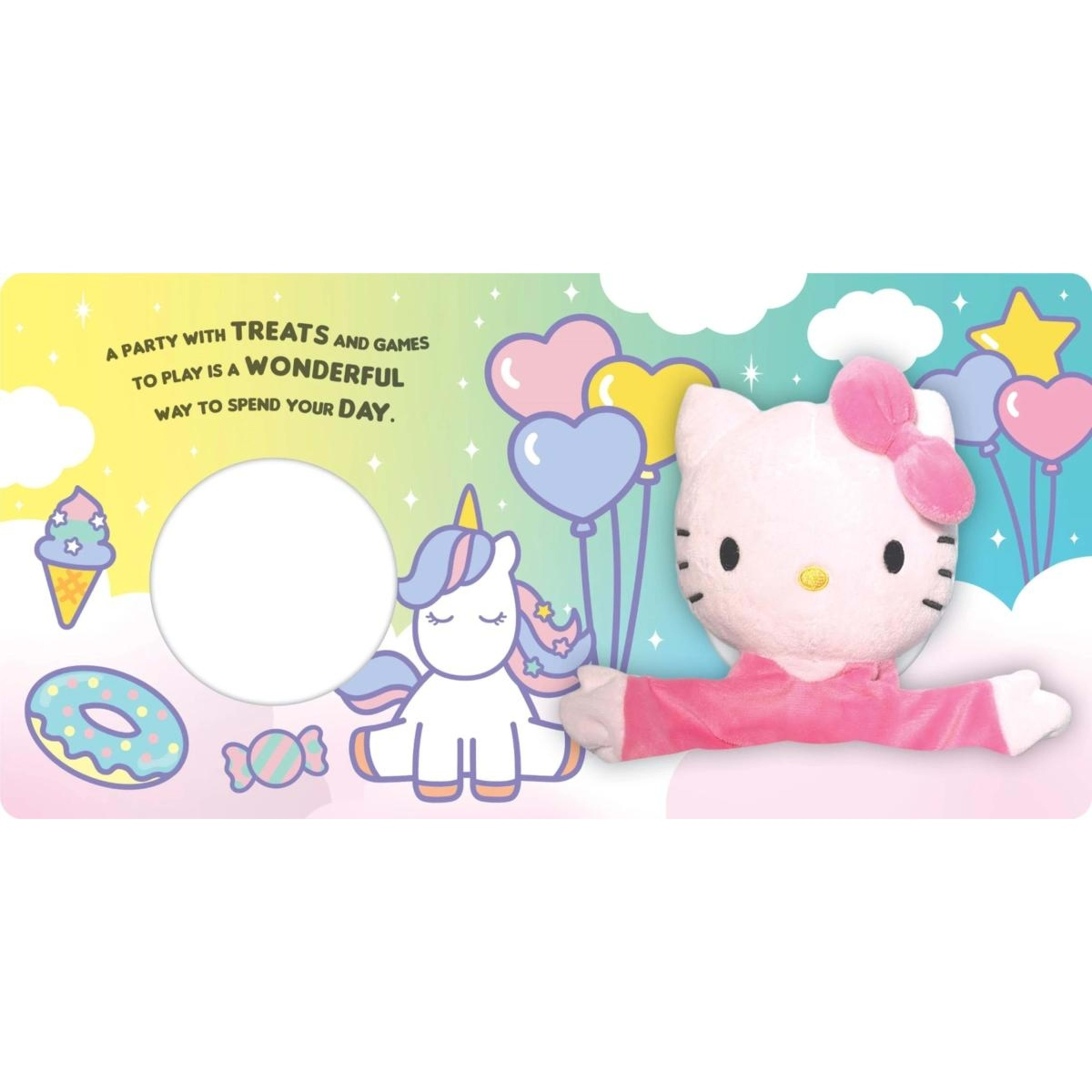 4 Hello Kitty: Unicorn Party - Hand Puppet Book, 4 of 4
