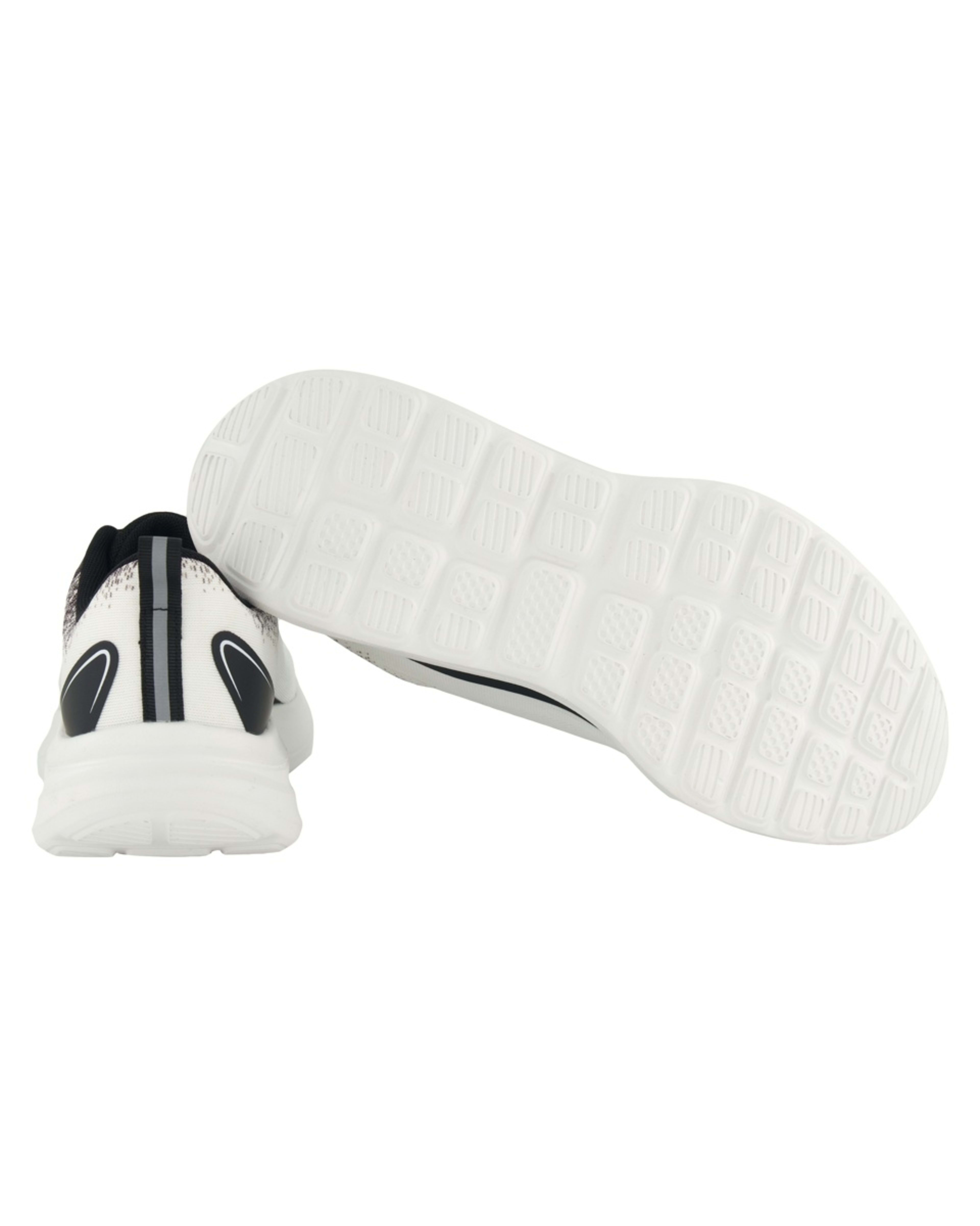6 Active Mens Detailed Runner Shoes WHITE, 6 of 6