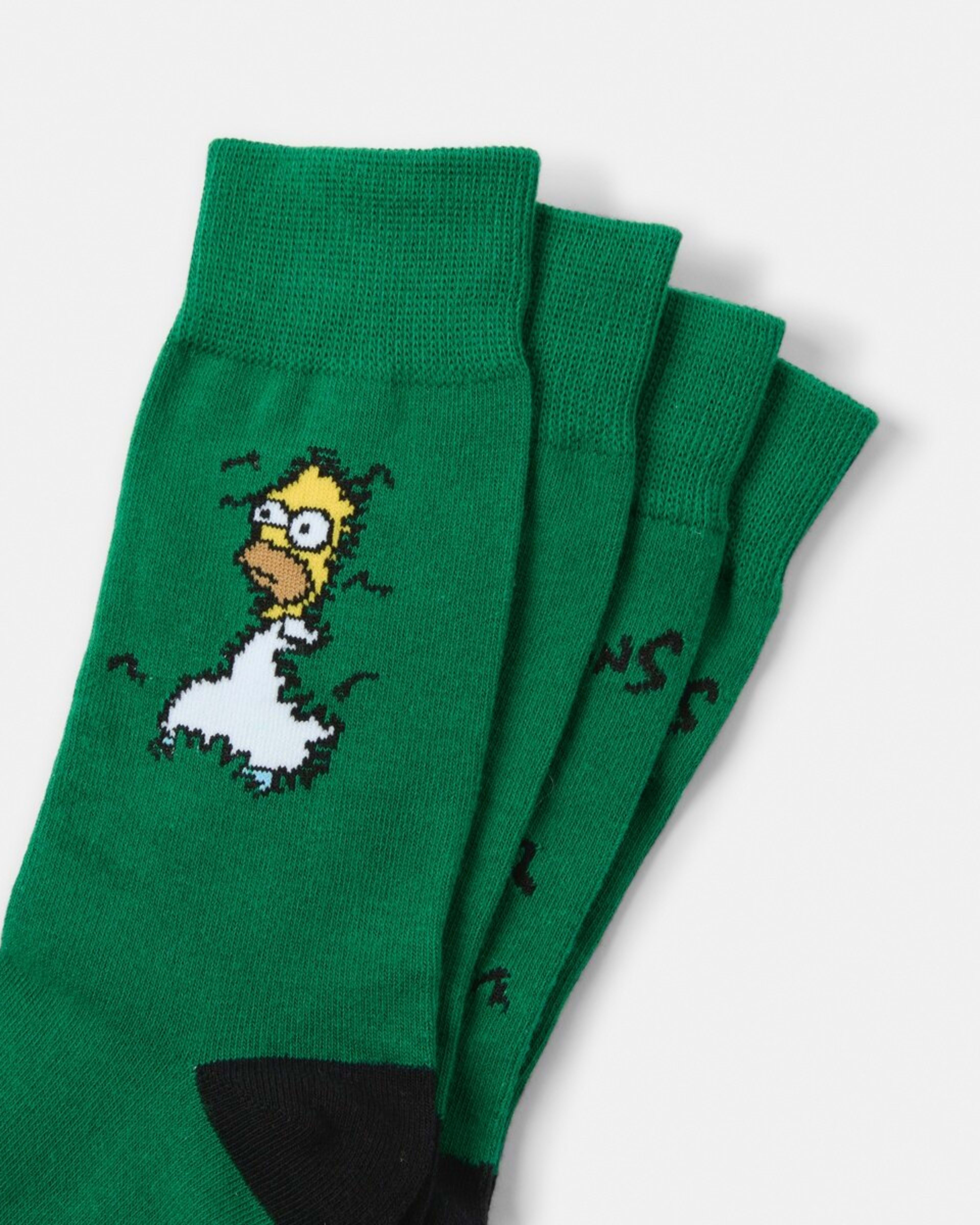 2 2 Pack Simpsons License Socks Homer Bush, 2 of 3