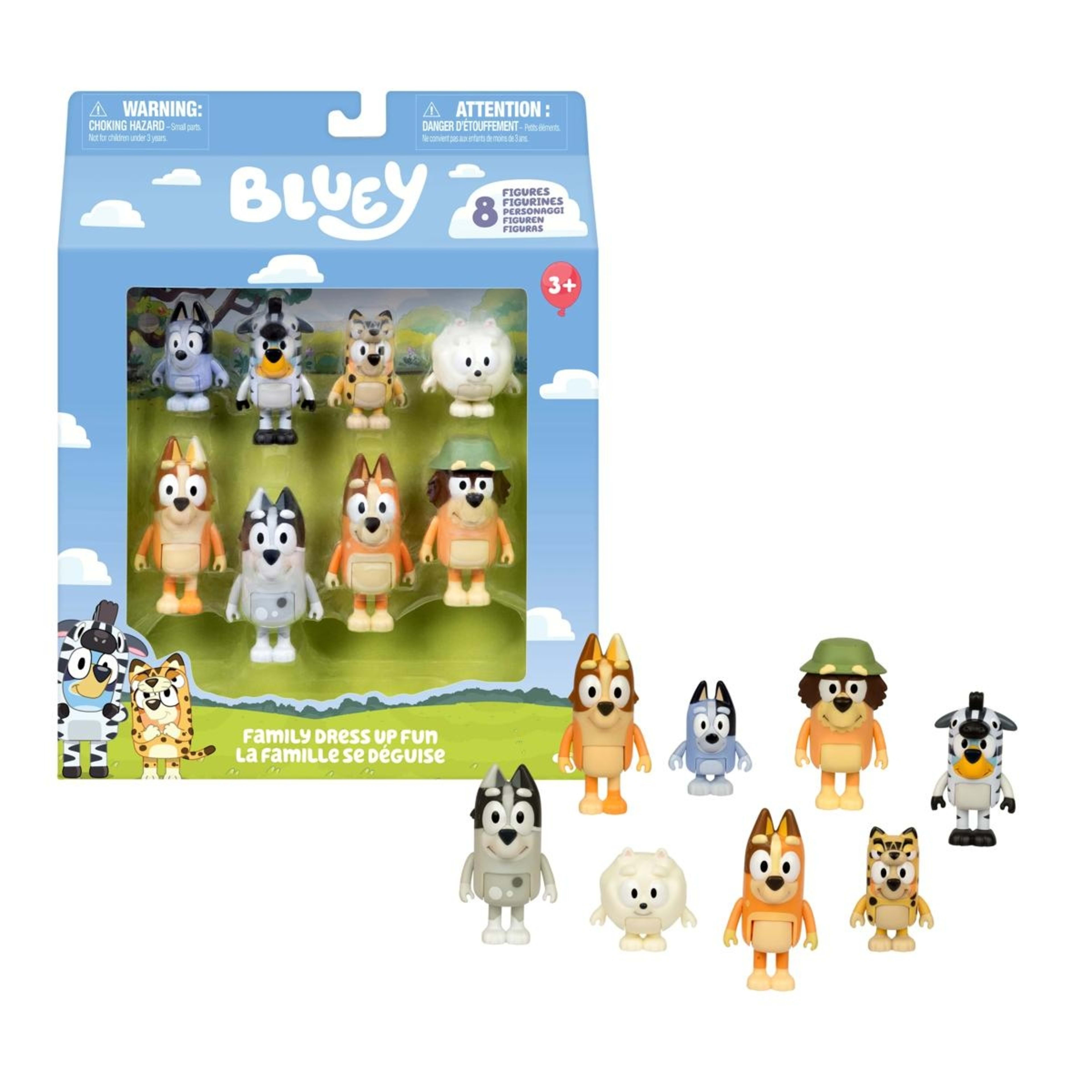 2 8 Pack Bluey’s Family and Friends Figures, 2 of 7
