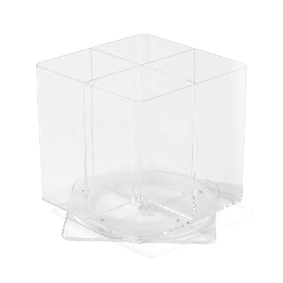 Plastic Spinning Organiser Clear Kmart