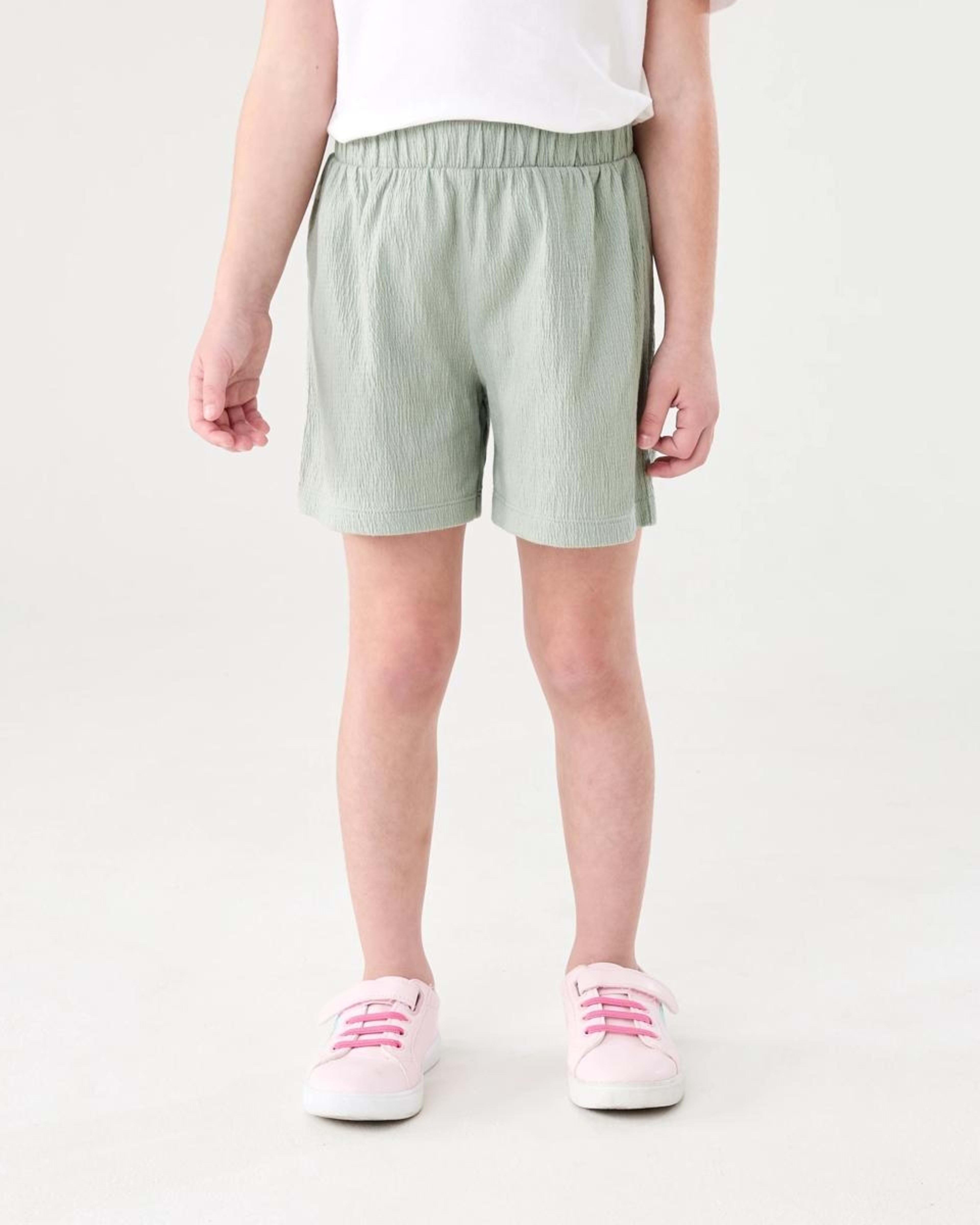1 Textured Shorts AQUA GREY