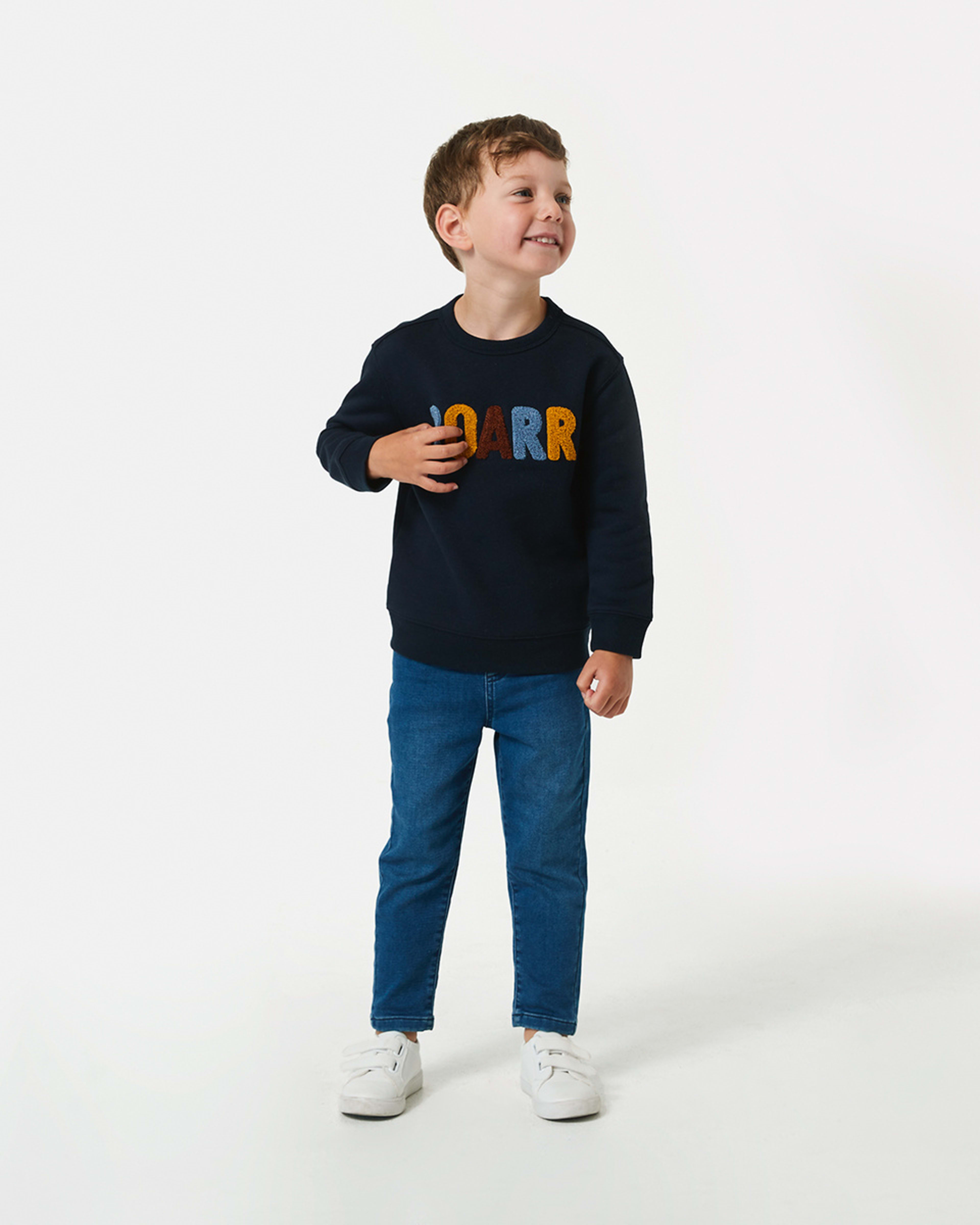 Boucle Crew Neck Sweatshirt Kmart