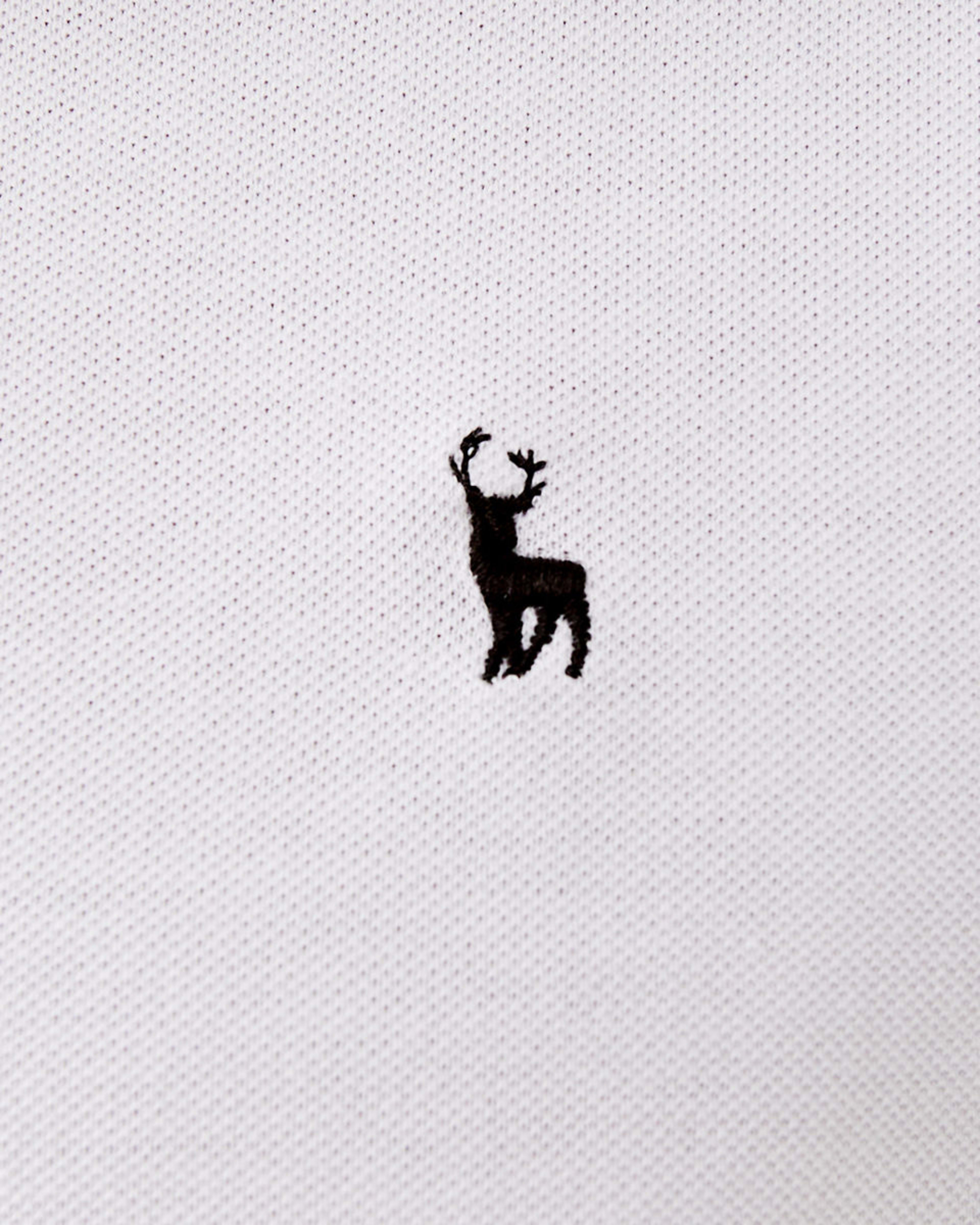 6 Tipped Pique Polo Shirt White, 6 of 7