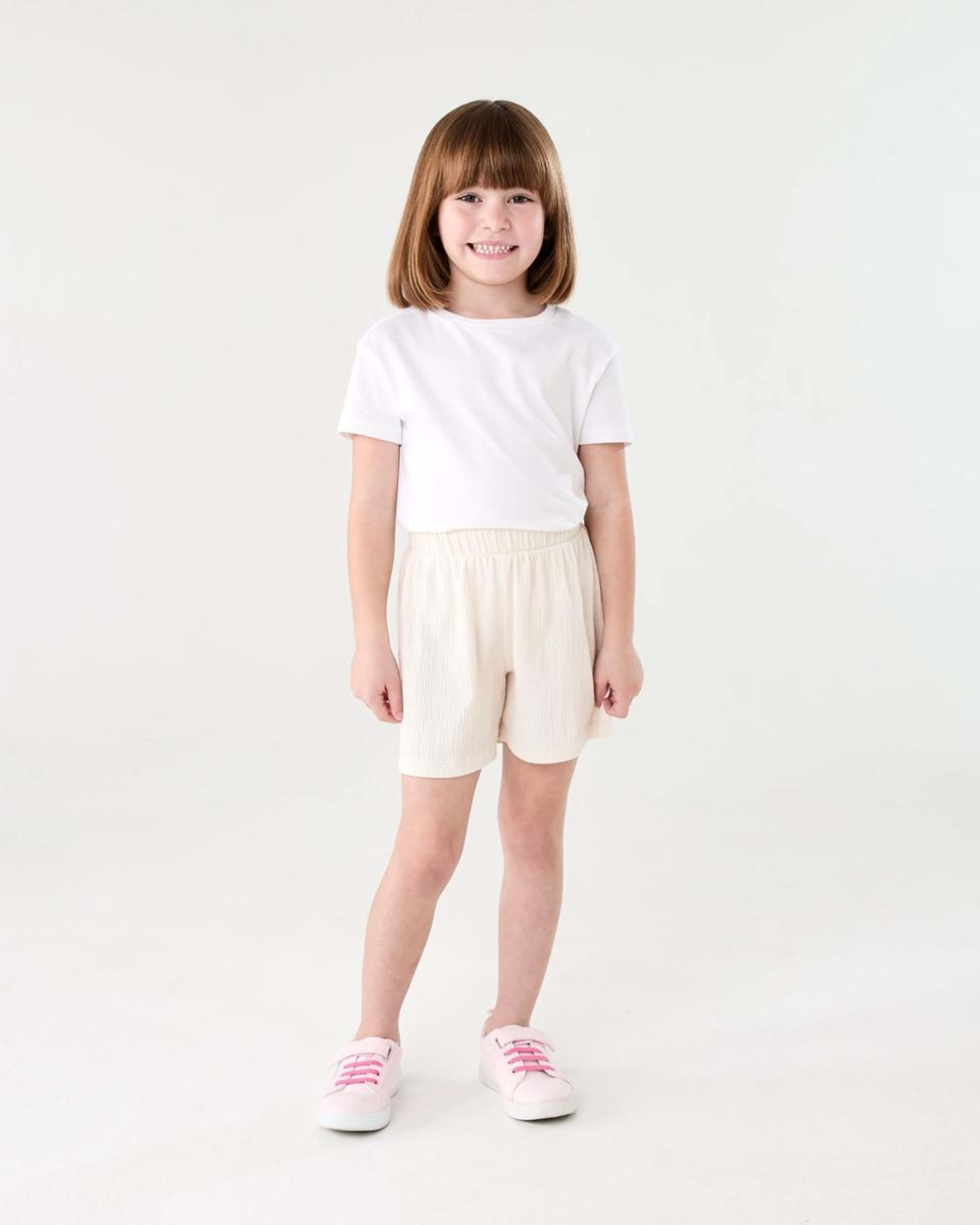 4 Textured Shorts CHALK, 4 of 5