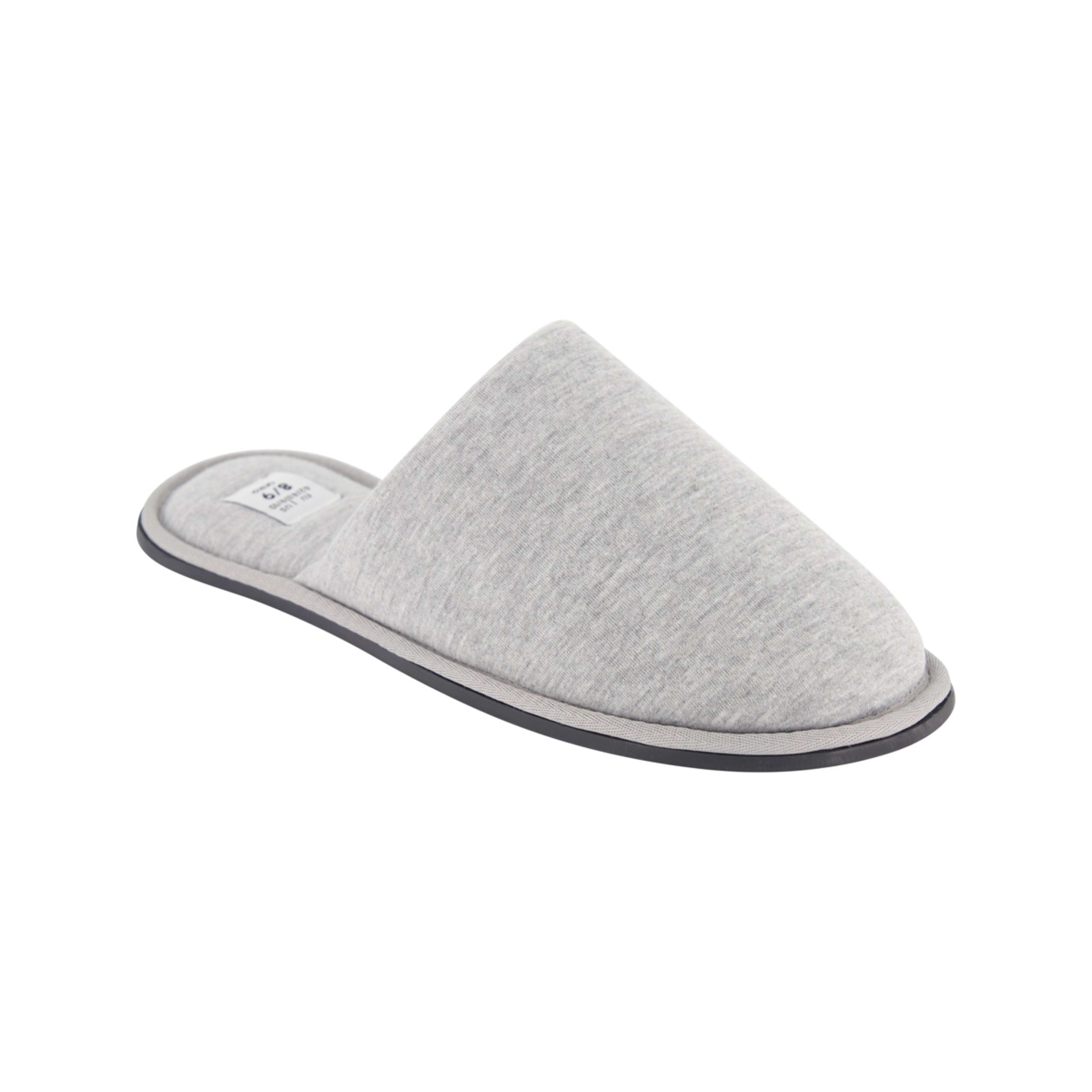 1 Windsor Slipper Scuffs Light Grey, 1 of 3