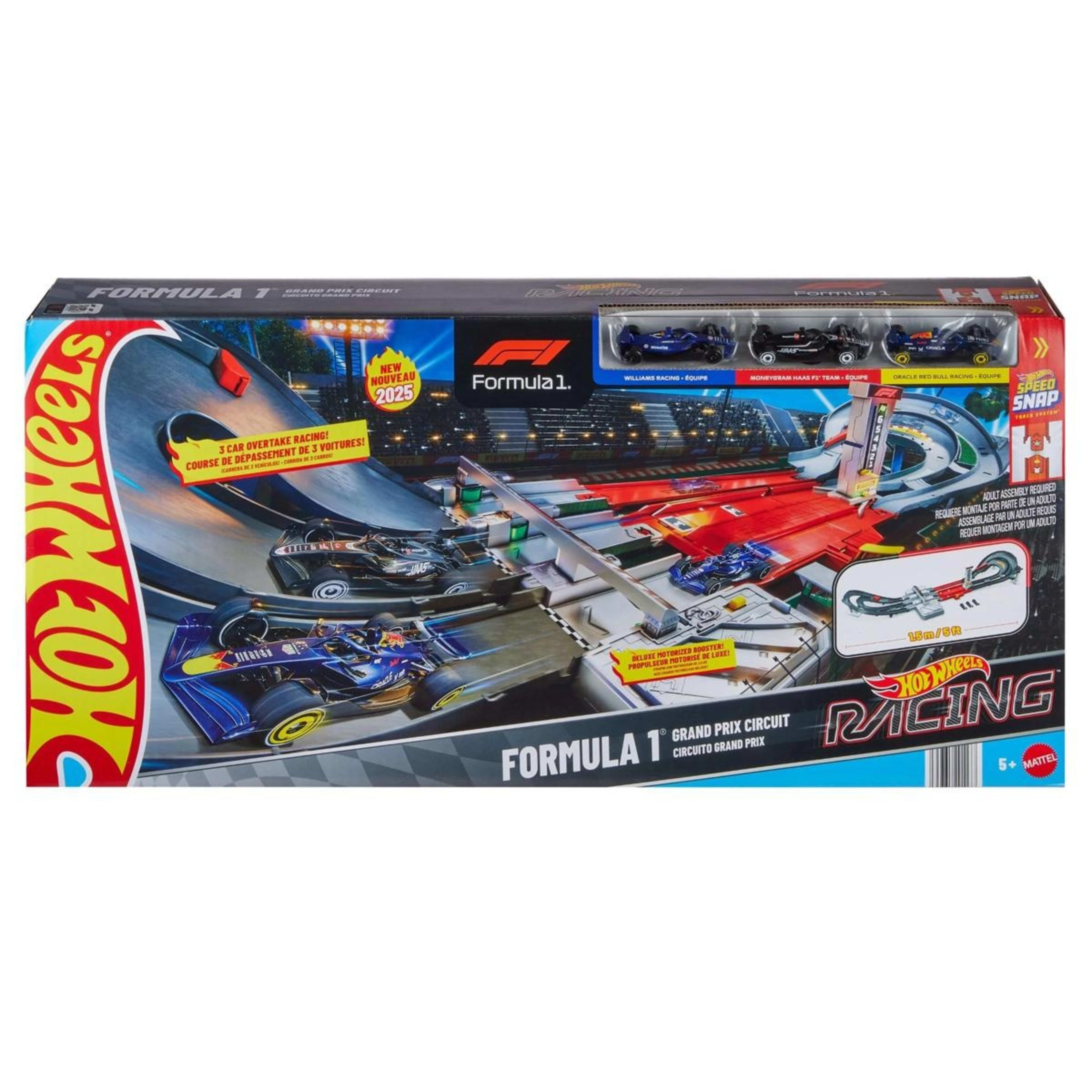 1 Hot Wheels Racing Formula 1 Grand Prix Circuit Track Set, 1 of 7