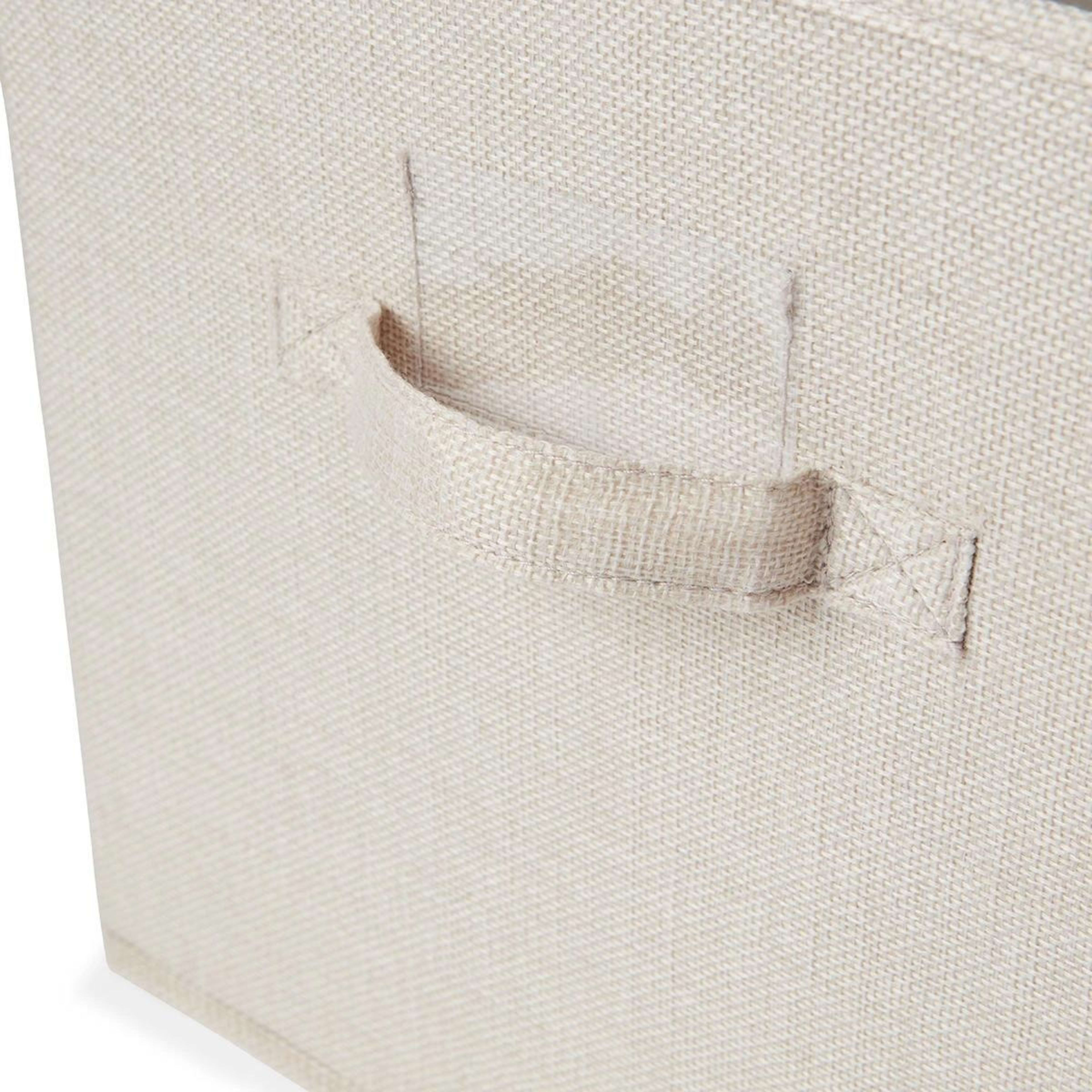 6 Linen Look Storage Box, 6 of 10