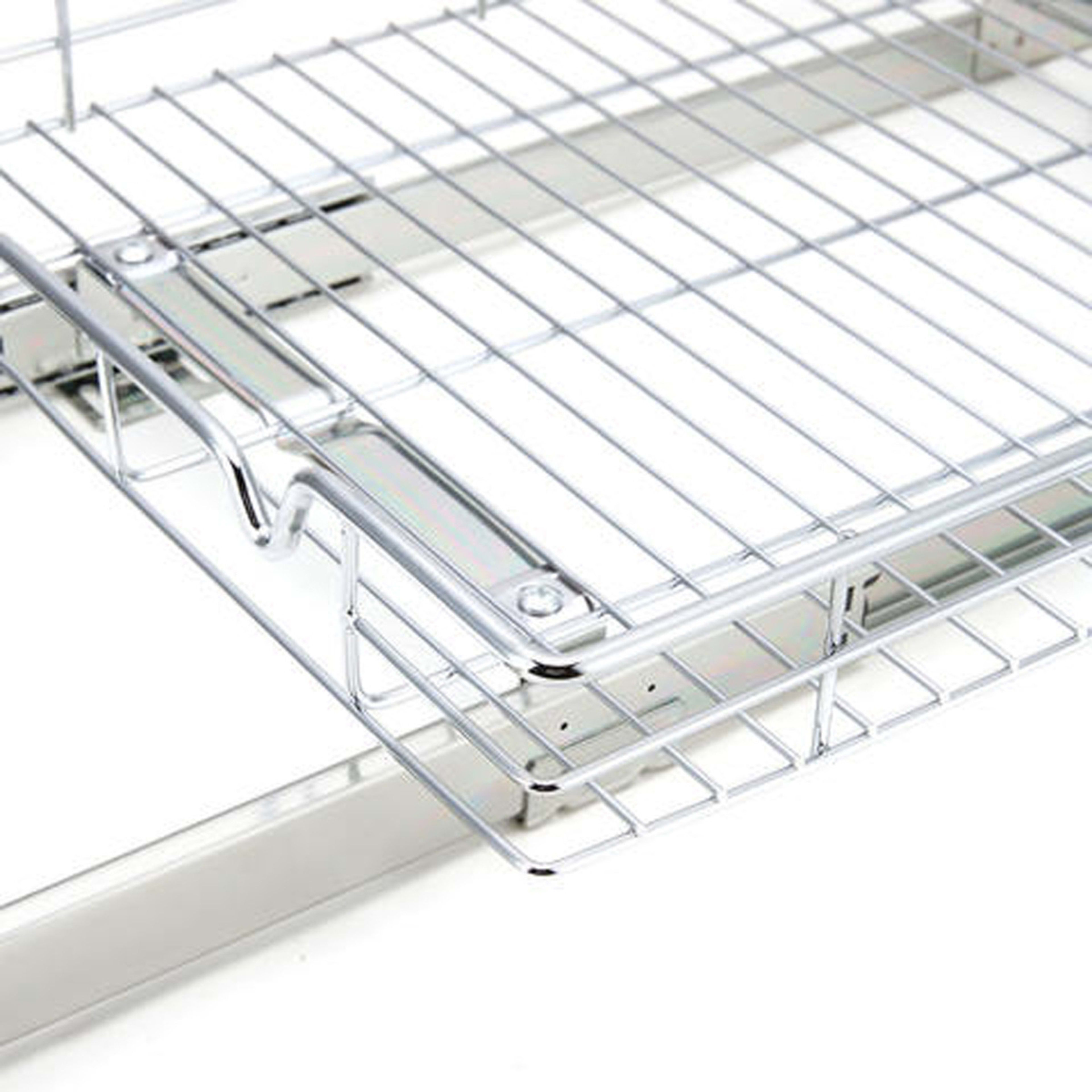 Chrome Pullout Drawer Sliding Organiser Kmart