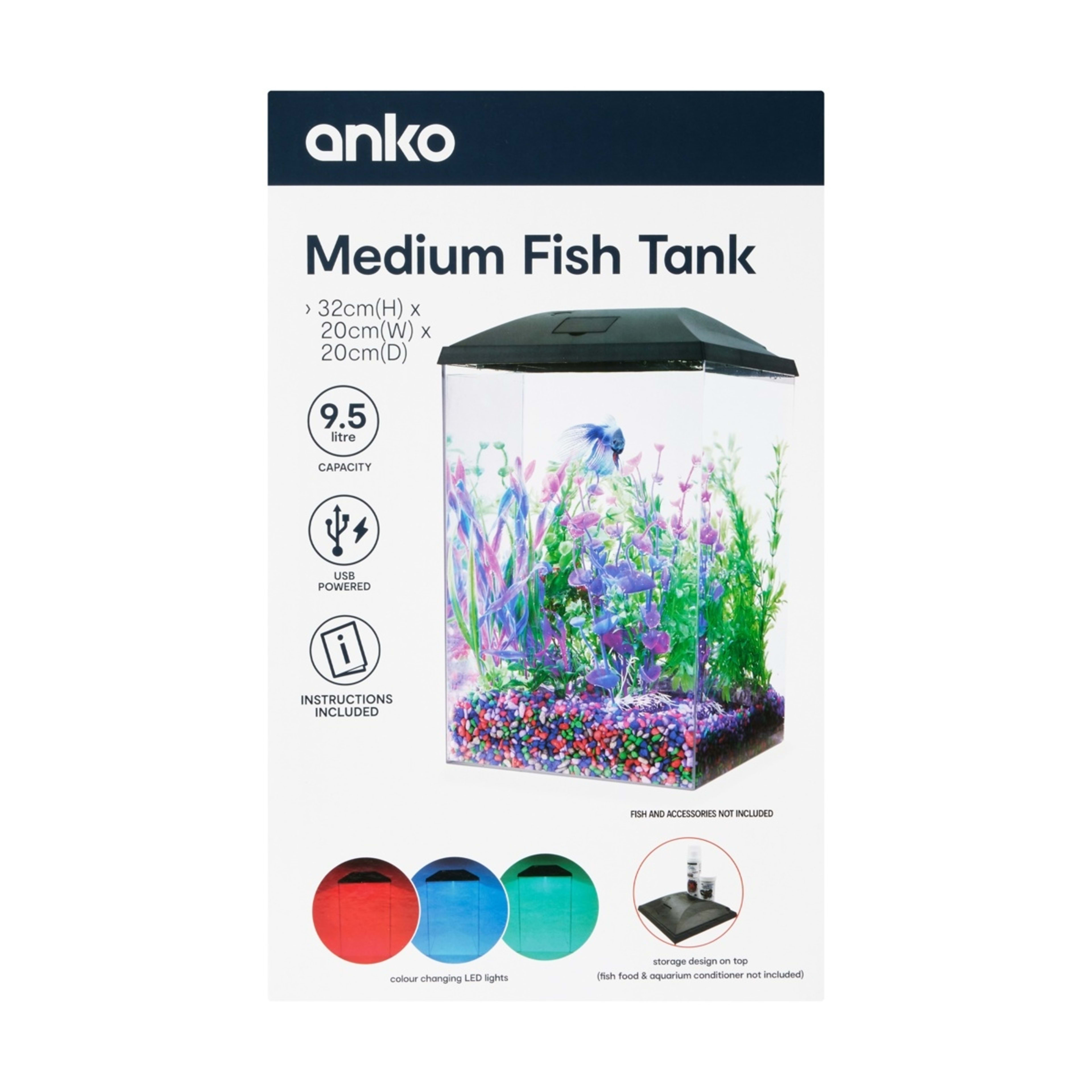 8 9.5L Medium Fish Tank, 8 of 8