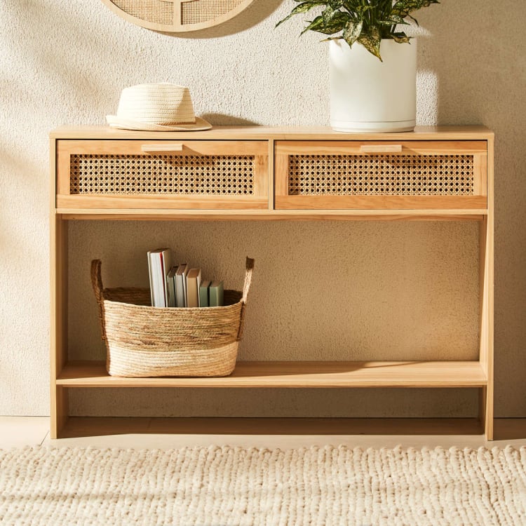 Rattan Hall Table Kmart