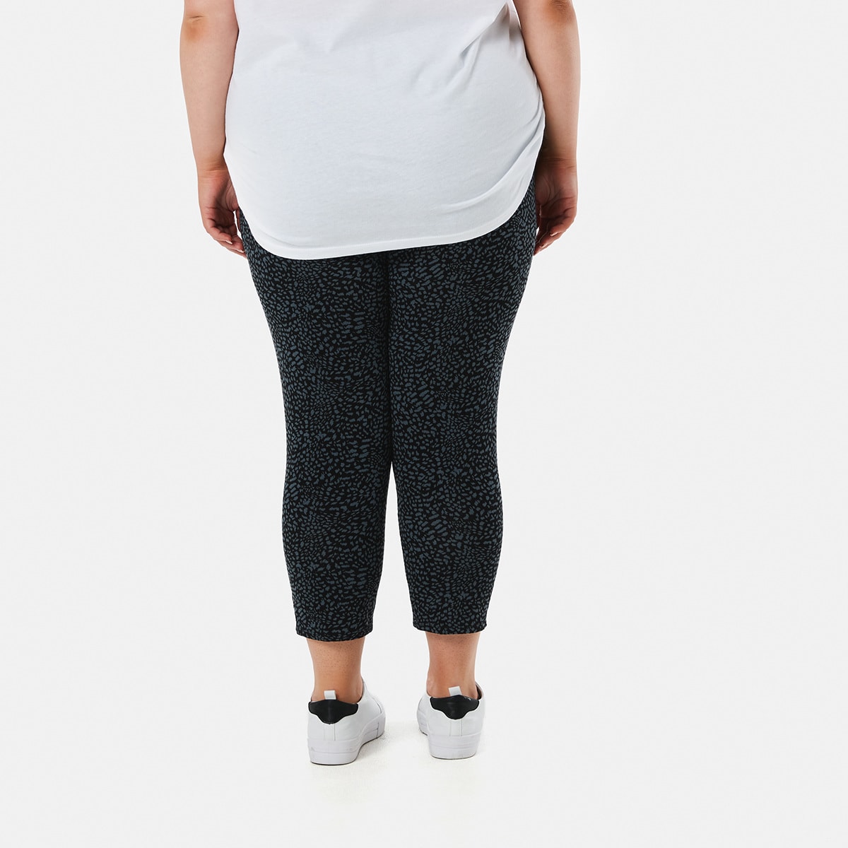 Curve Crop Knit Pants Kmart