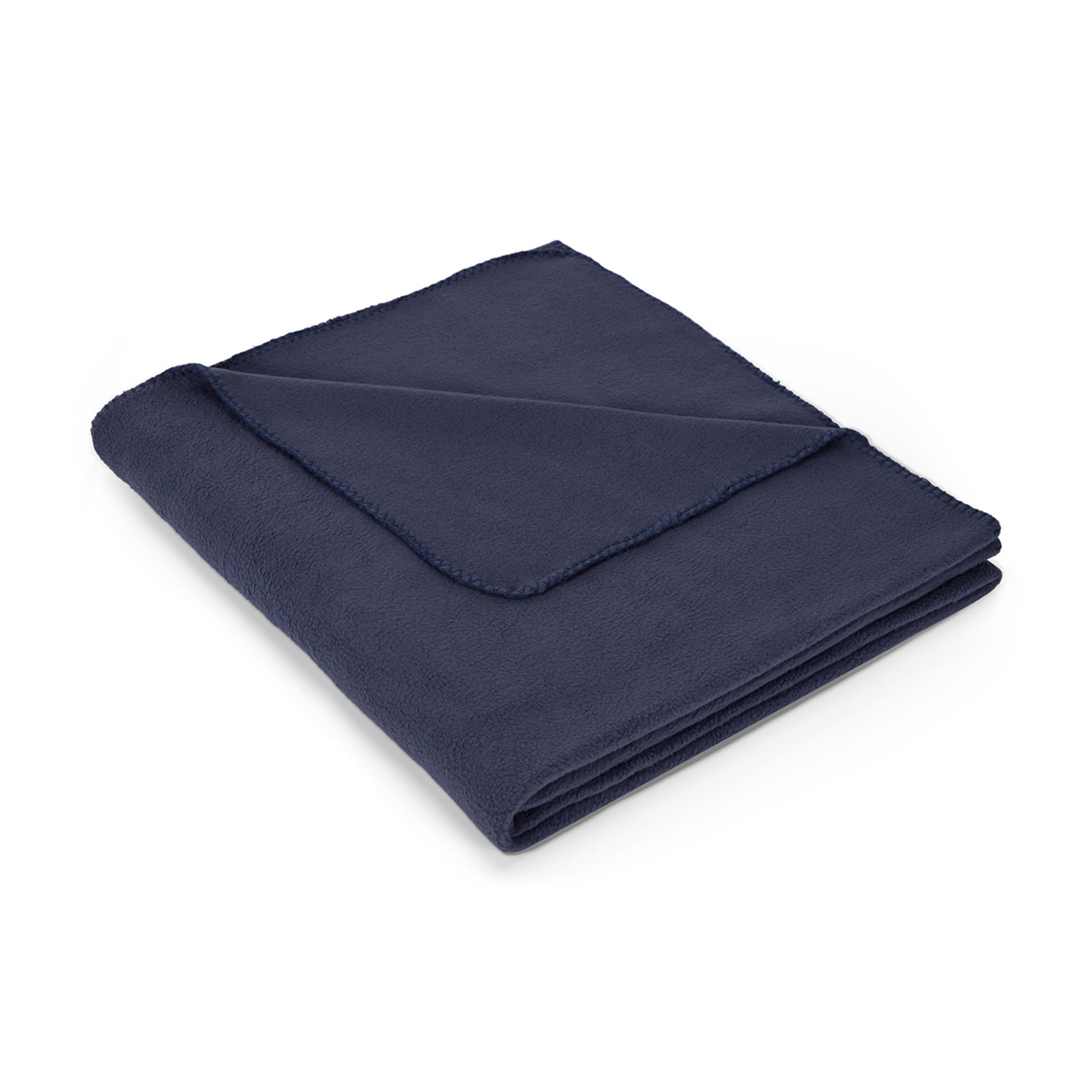 Polar Fleece Blanket Double/Queen Bed, Blue Kmart