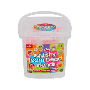 20 Pack ToyMania The Sensory Toy Box Squishy Foam Bead Friends Set - Kmart