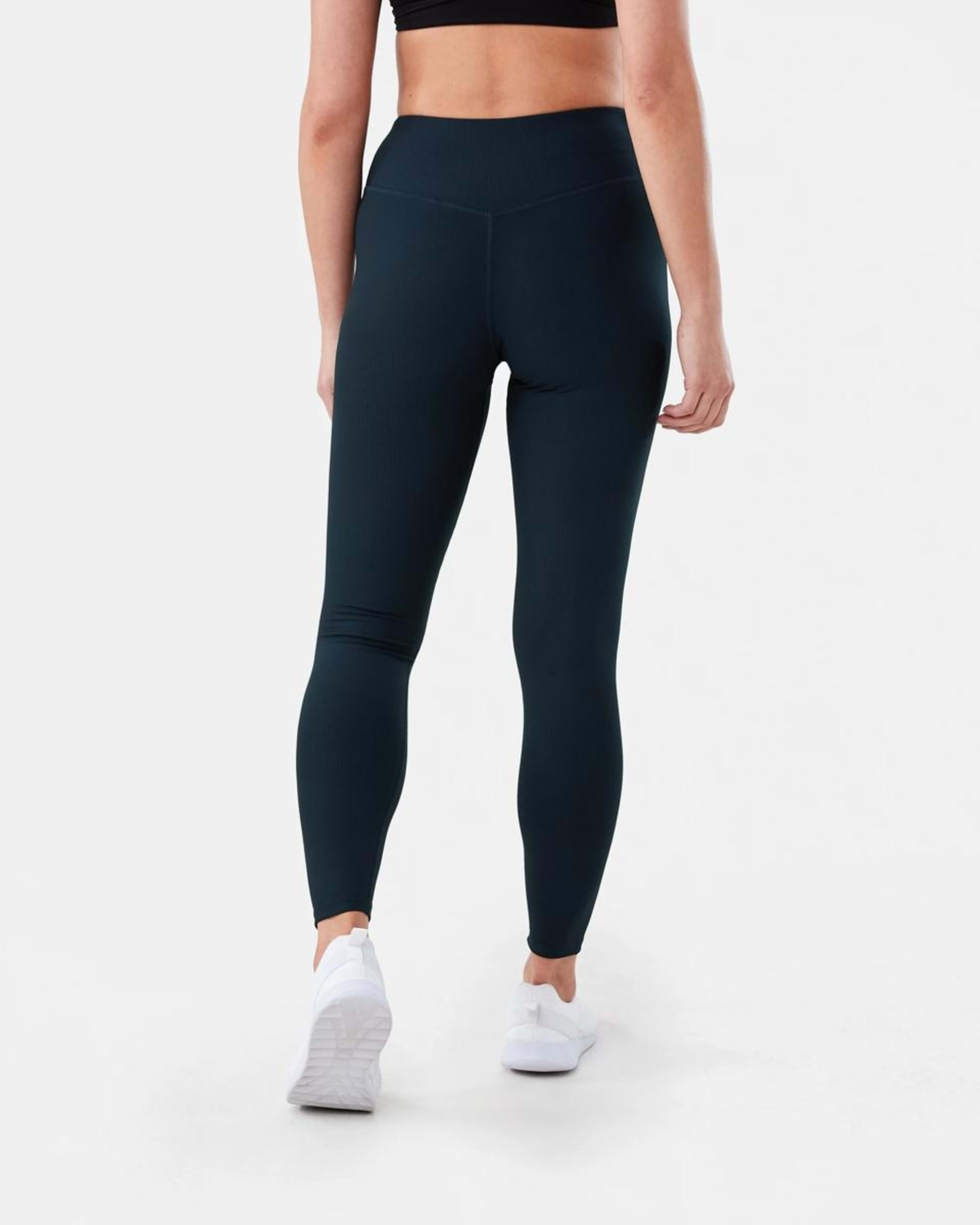 3 Active Womens Rib Leggings SHADE NAVY, 3 of 5