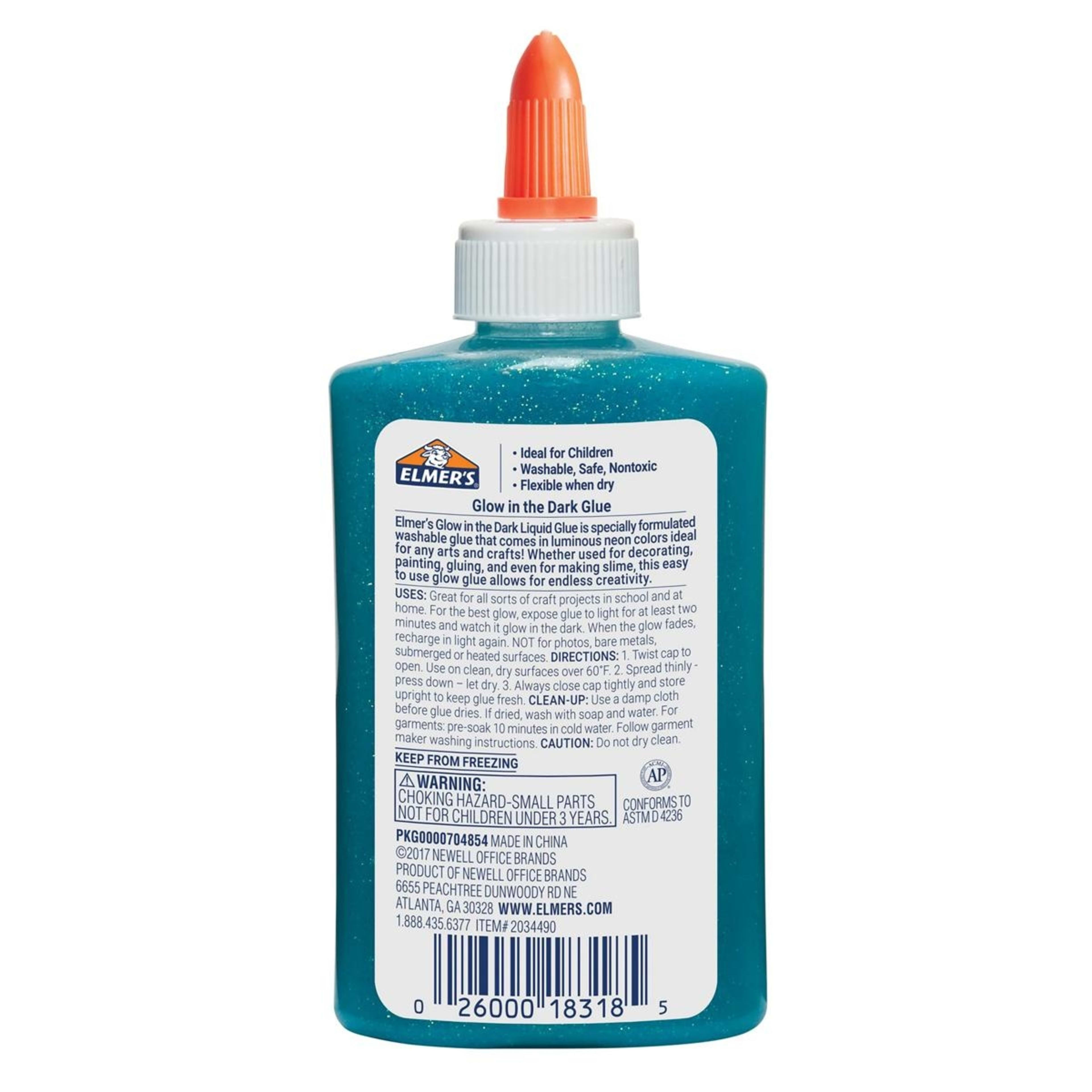 2 Elmer’s Glow-in-the-Dark Glue - Blue, 2 of 6